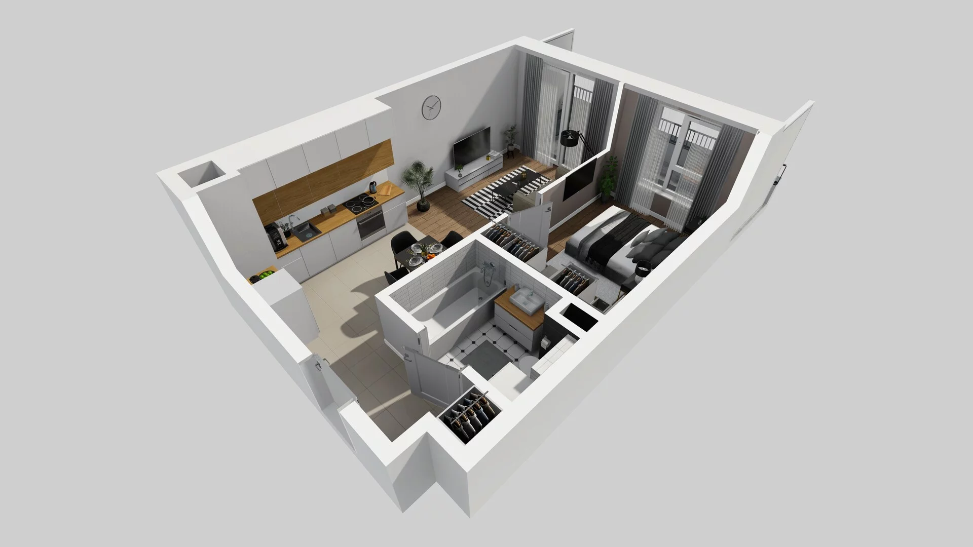 2 pokoje, mieszkanie 38,07 m², piętro 1, oferta nr A/7, Mokotów Sportowy 3, Warszawa, Mokotów, Augustówka, ul. Antoniewska