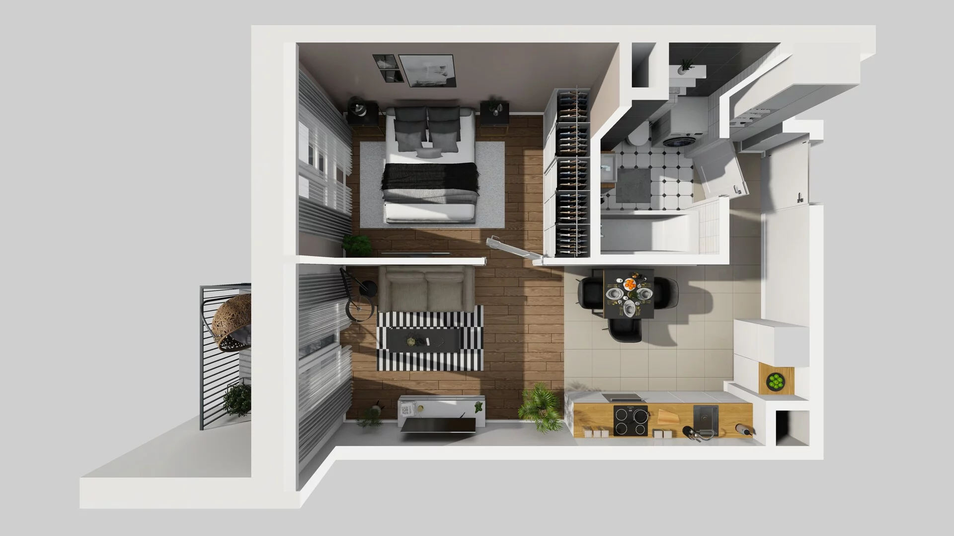 2 pokoje, mieszkanie 38,26 m², piętro 2, oferta nr A/17, Mokotów Sportowy 3, Warszawa, Mokotów, Augustówka, ul. Antoniewska