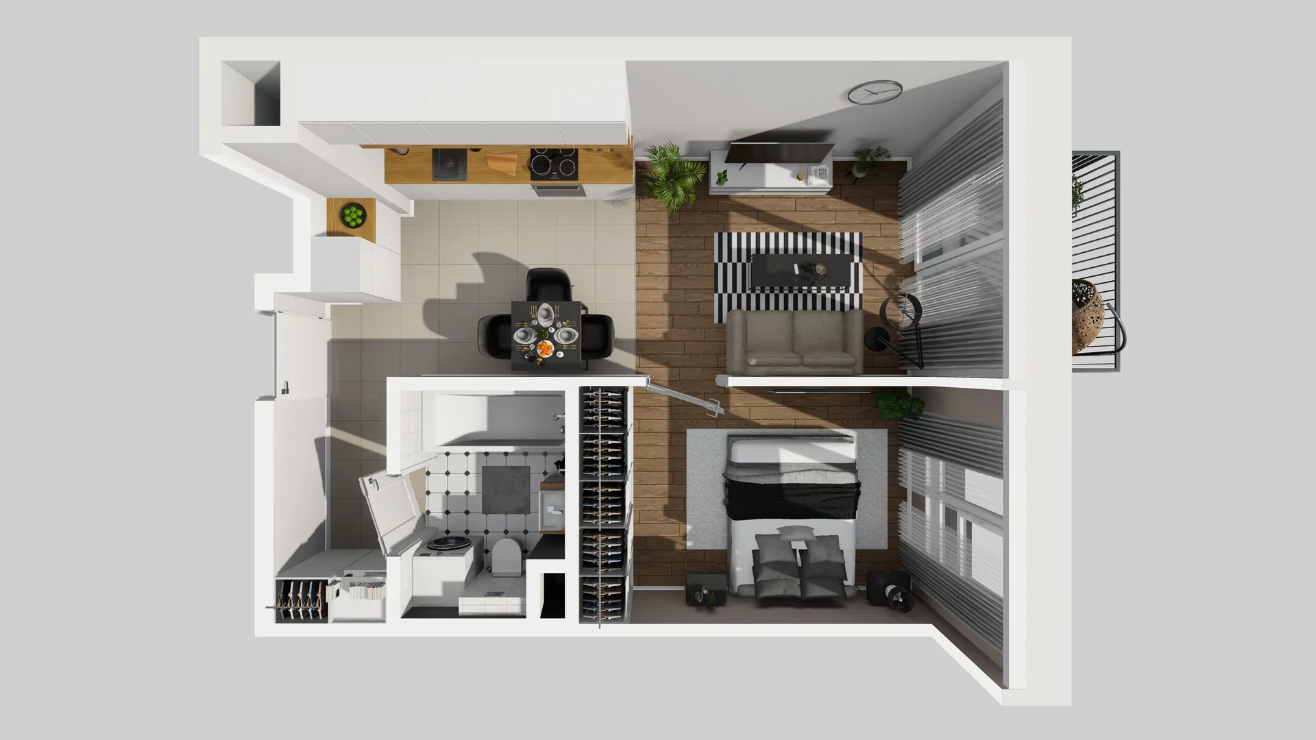 2 pokoje, mieszkanie 37,77 m², piętro 3, oferta nr A/24, Mokotów Sportowy 3, Warszawa, Mokotów, Augustówka, ul. Antoniewska