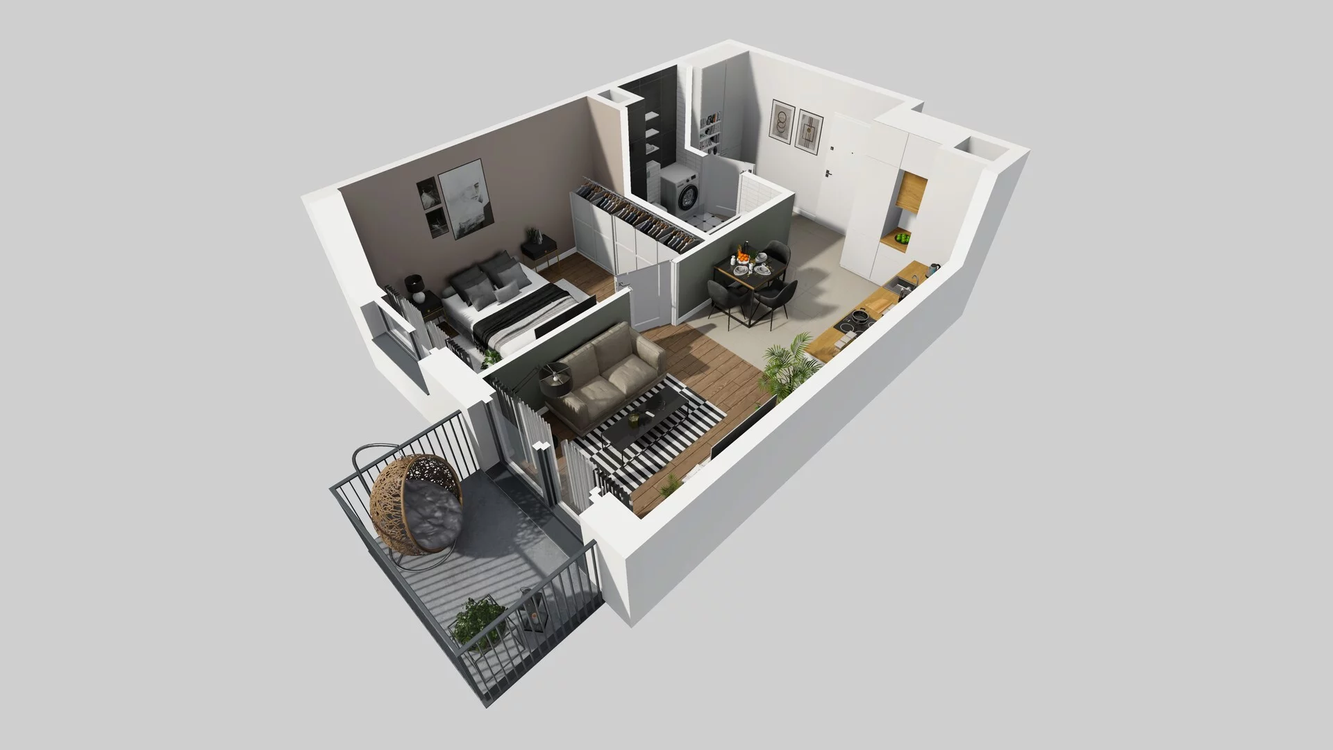 2 pokoje, mieszkanie 37,77 m², piętro 3, oferta nr A/24, Mokotów Sportowy 3, Warszawa, Mokotów, Augustówka, ul. Antoniewska