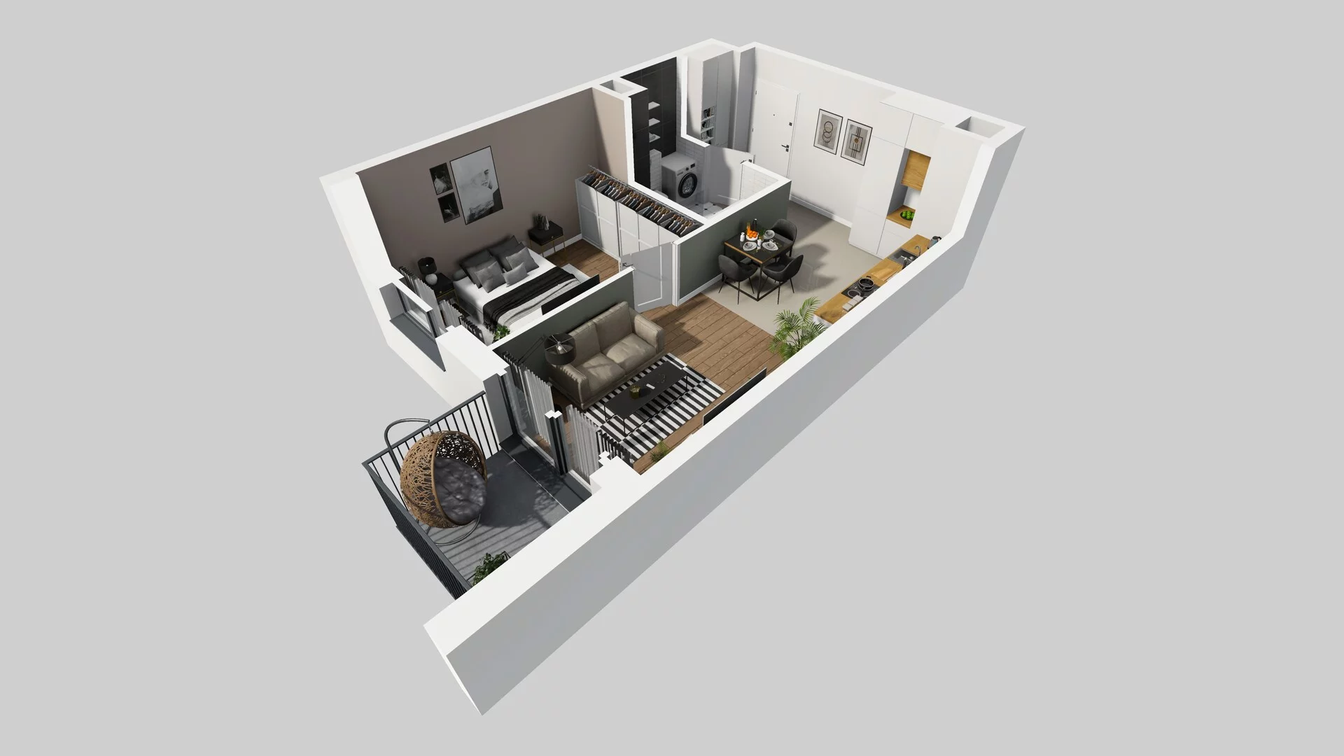 2 pokoje, mieszkanie 38,26 m², piętro 3, oferta nr A/25, Mokotów Sportowy 3, Warszawa, Mokotów, Augustówka, ul. Antoniewska