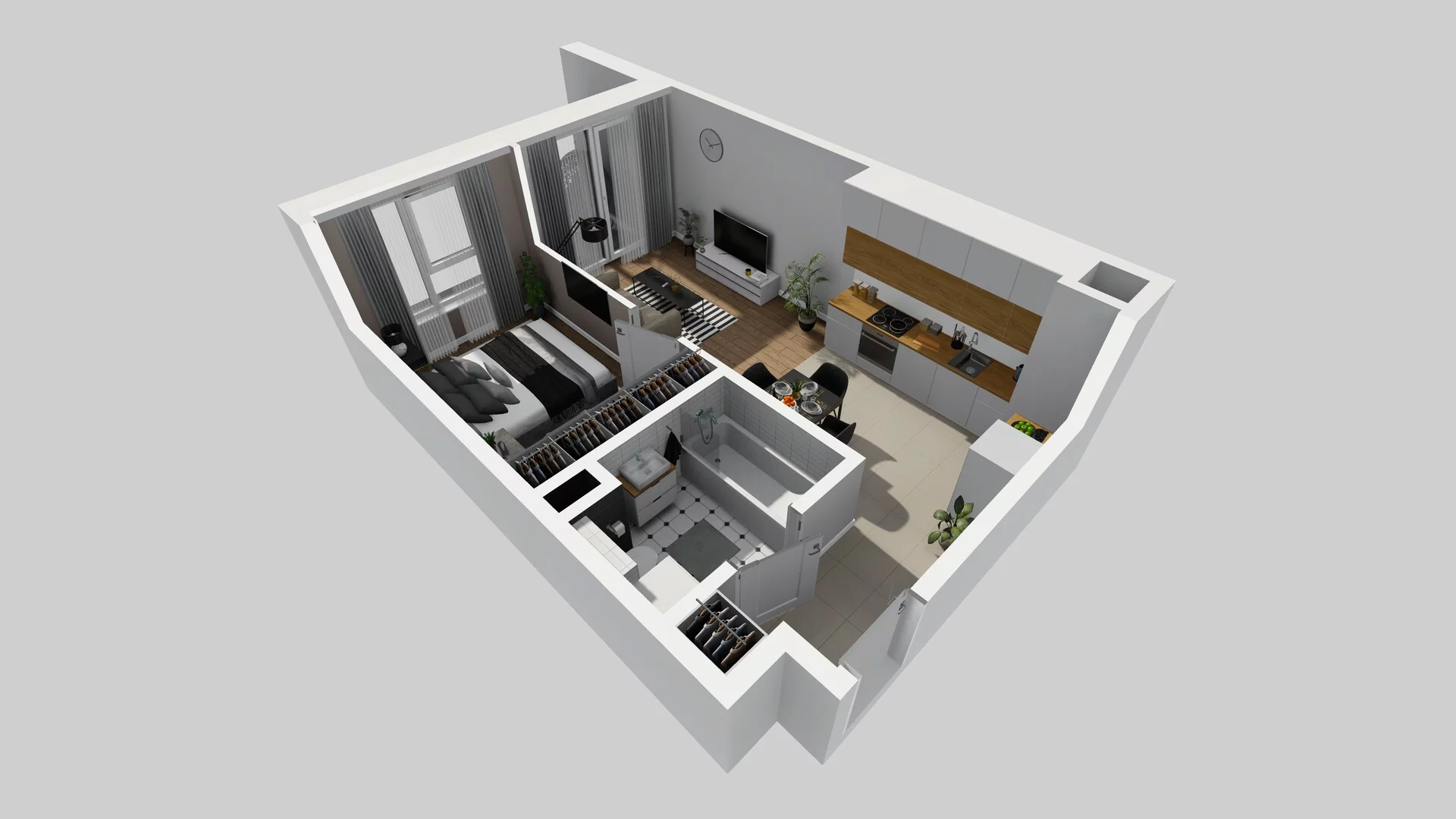 2 pokoje, mieszkanie 38,20 m², piętro 4, oferta nr A/30, Mokotów Sportowy 3, Warszawa, Mokotów, Augustówka, ul. Antoniewska