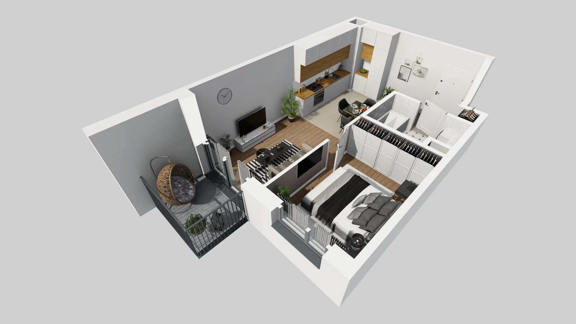 2 pokoje, mieszkanie 38,20 m², piętro 4, oferta nr A/30, Mokotów Sportowy 3, Warszawa, Mokotów, Augustówka, ul. Antoniewska