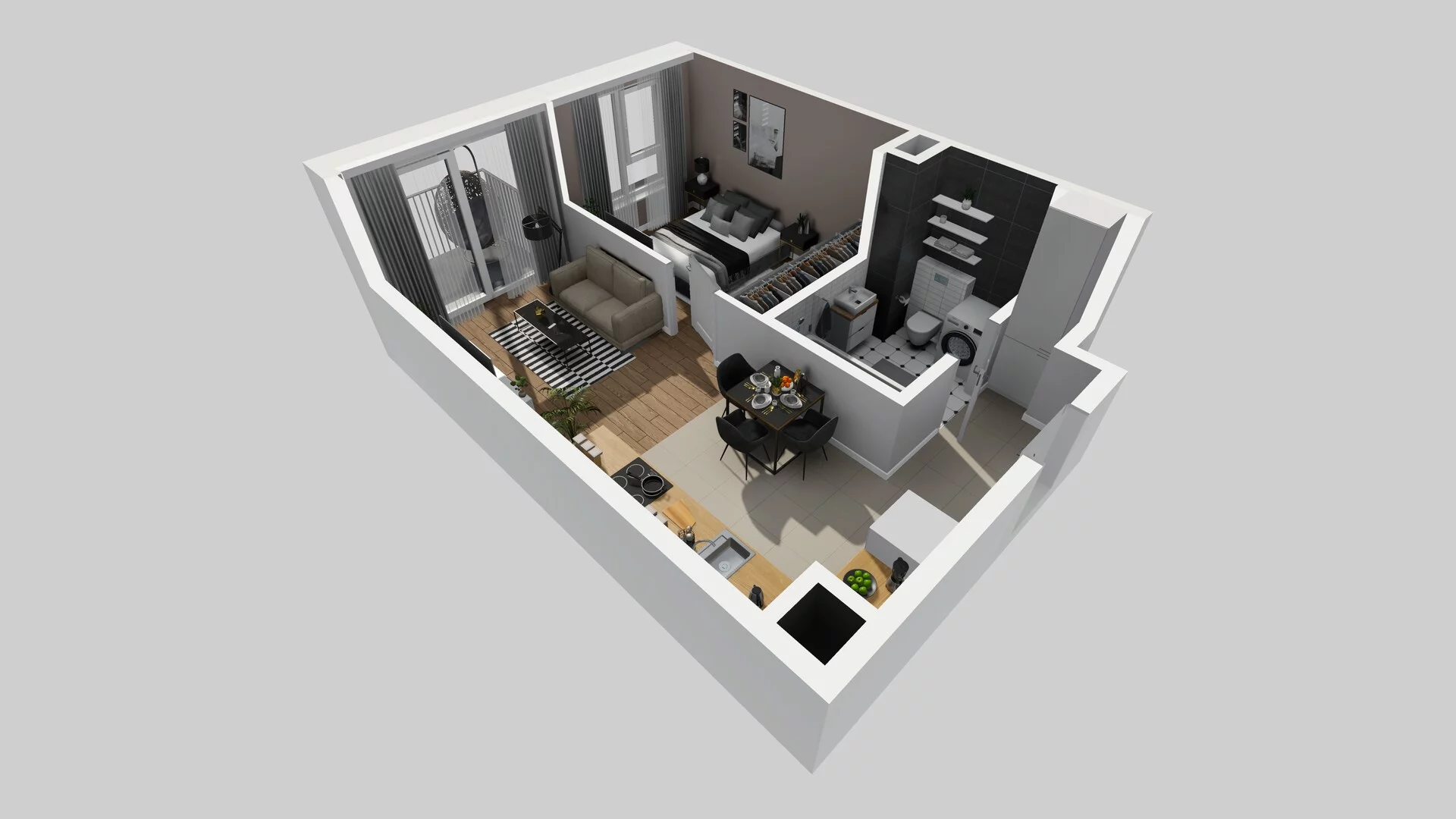2 pokoje, mieszkanie 38,20 m², piętro 4, oferta nr A/31, Mokotów Sportowy 3, Warszawa, Mokotów, Augustówka, ul. Antoniewska