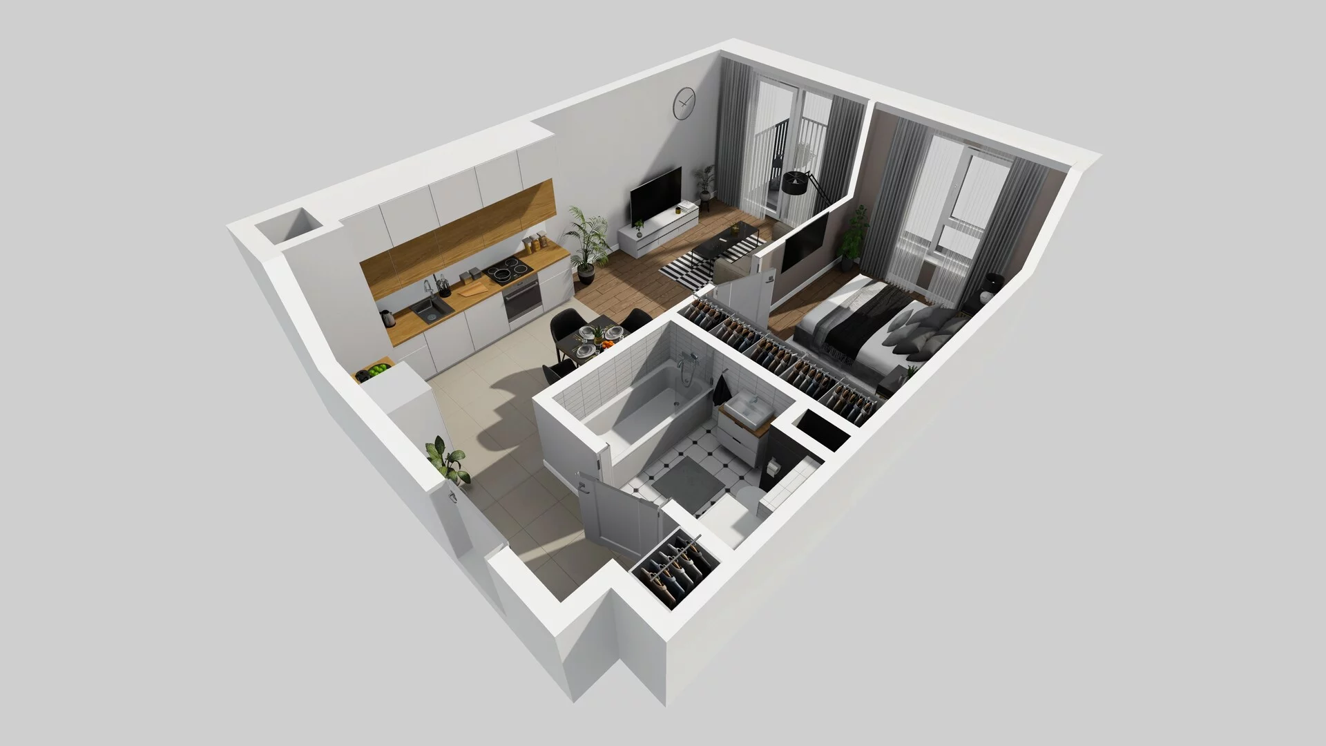 2 pokoje, mieszkanie 38,20 m², piętro 4, oferta nr A/31, Mokotów Sportowy 3, Warszawa, Mokotów, Augustówka, ul. Antoniewska