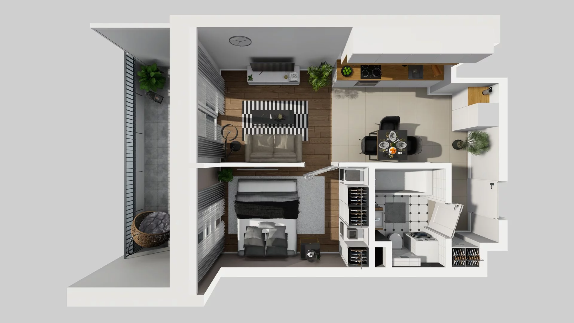 2 pokoje, mieszkanie 37,52 m², piętro 1, oferta nr A/39, Mokotów Sportowy 3, Warszawa, Mokotów, Augustówka, ul. Antoniewska