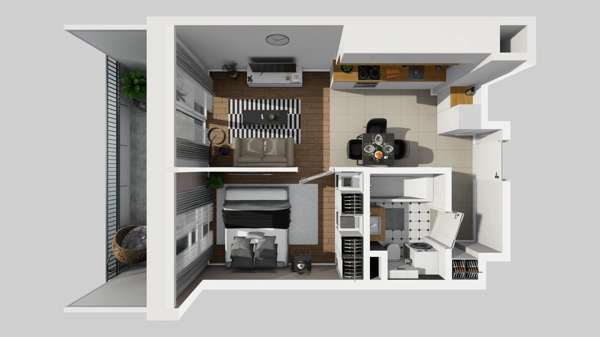 2 pokoje, mieszkanie 36,98 m², piętro 1, oferta nr A/40, Mokotów Sportowy 3, Warszawa, Mokotów, Augustówka, ul. Antoniewska