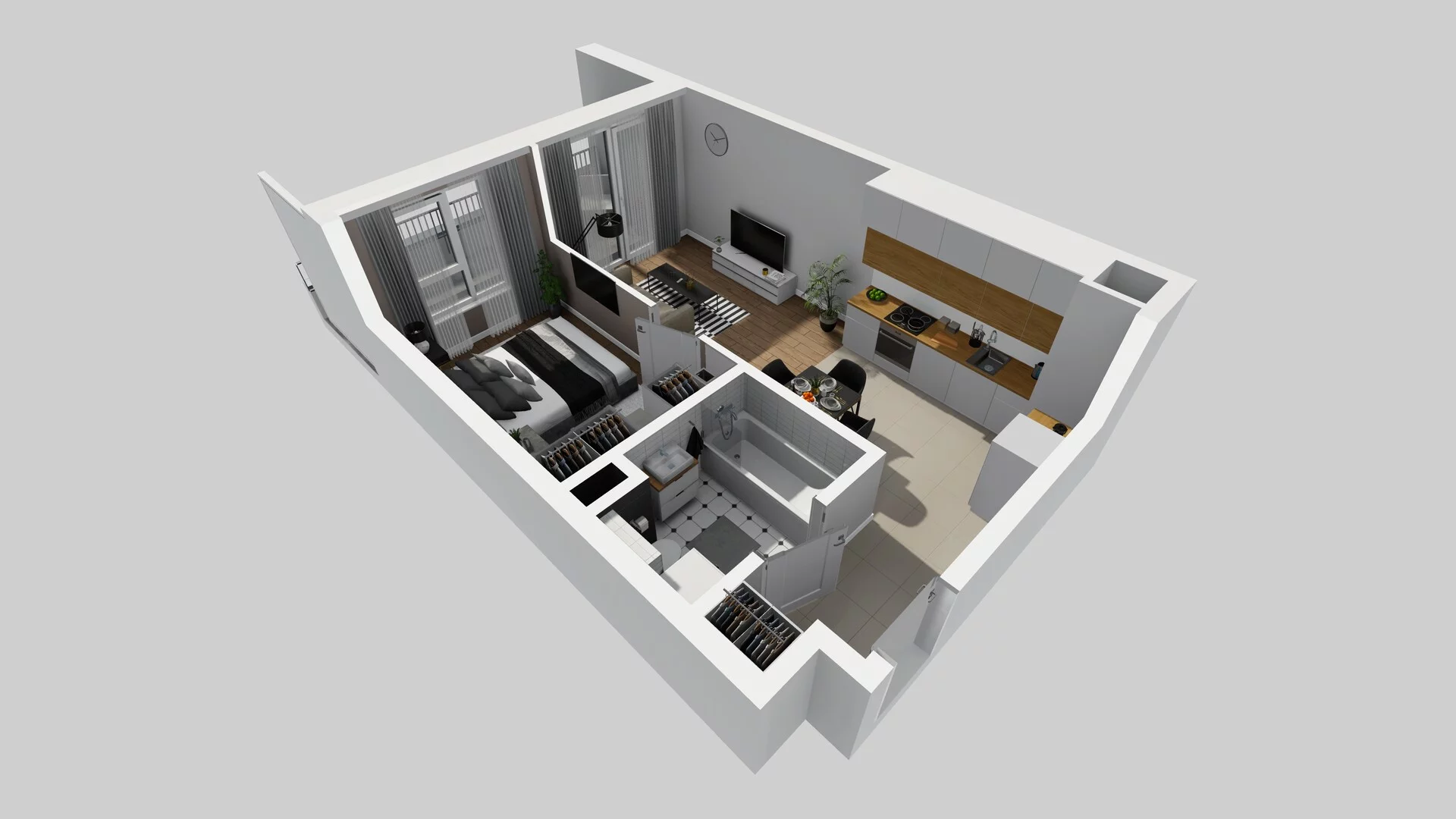 2 pokoje, mieszkanie 38,10 m², piętro 1, oferta nr A/41, Mokotów Sportowy 3, Warszawa, Mokotów, Augustówka, ul. Antoniewska