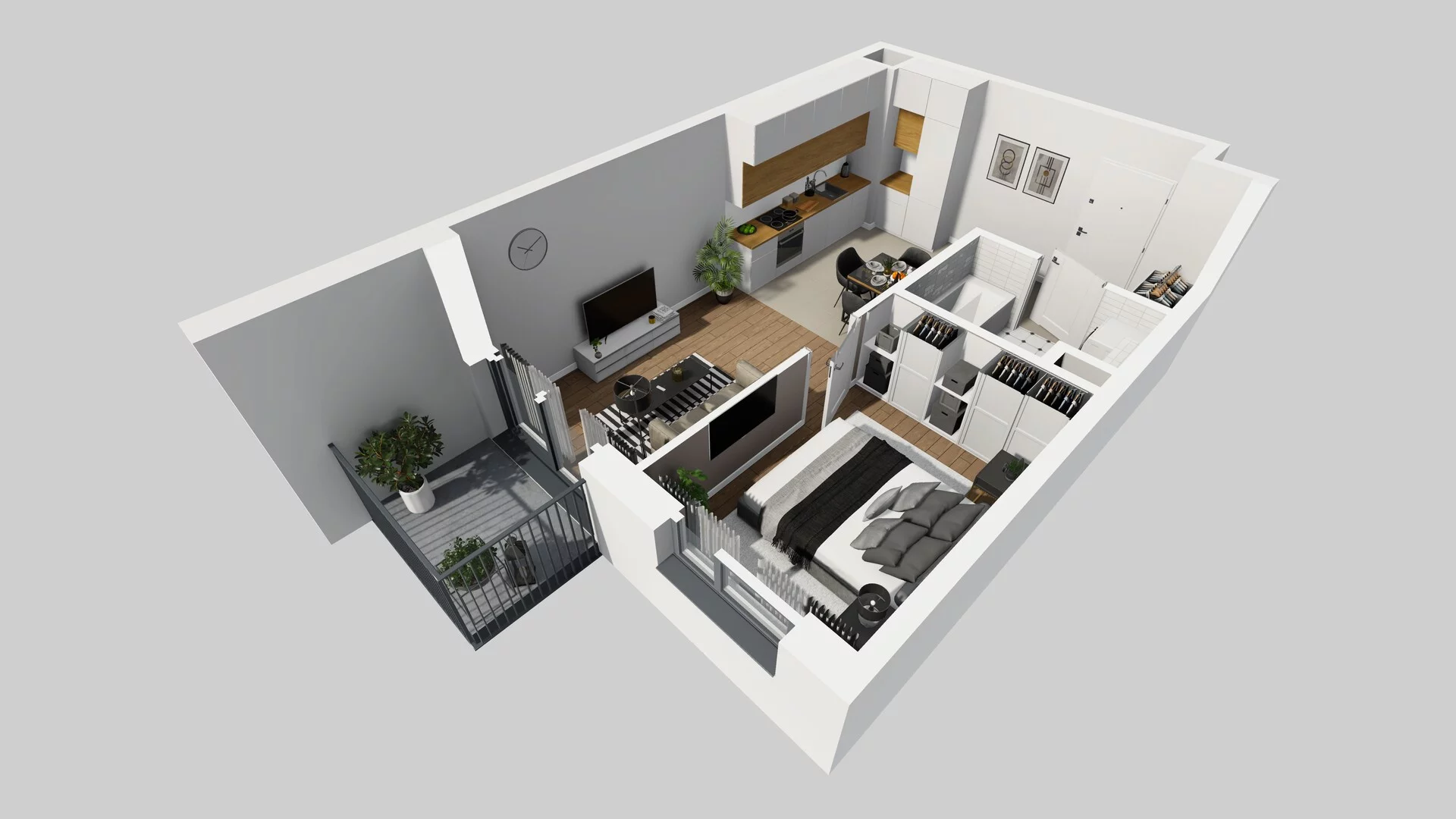 2 pokoje, mieszkanie 38,17 m², piętro 2, oferta nr A/48, Mokotów Sportowy 3, Warszawa, Mokotów, Augustówka, ul. Antoniewska