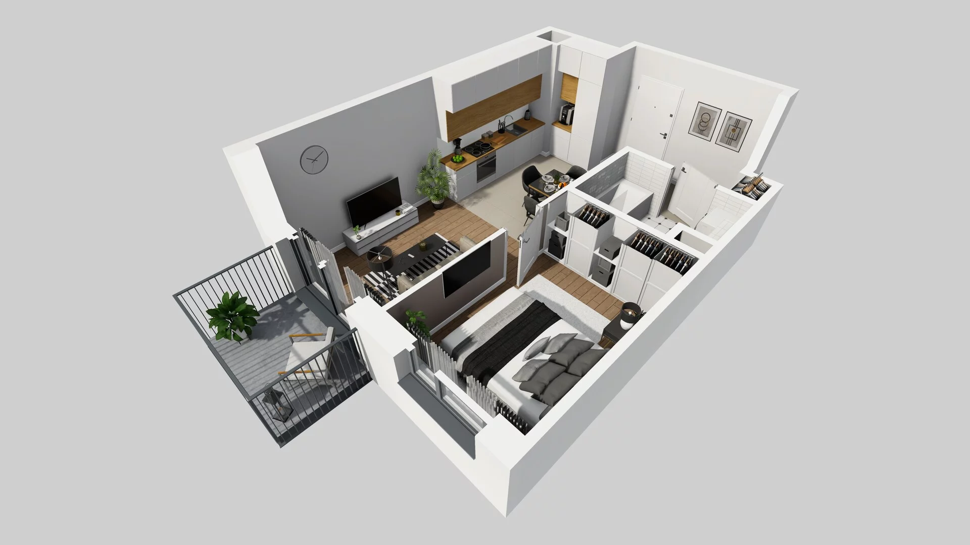 2 pokoje, mieszkanie 37,16 m², piętro 3, oferta nr A/54, Mokotów Sportowy 3, Warszawa, Mokotów, Augustówka, ul. Antoniewska