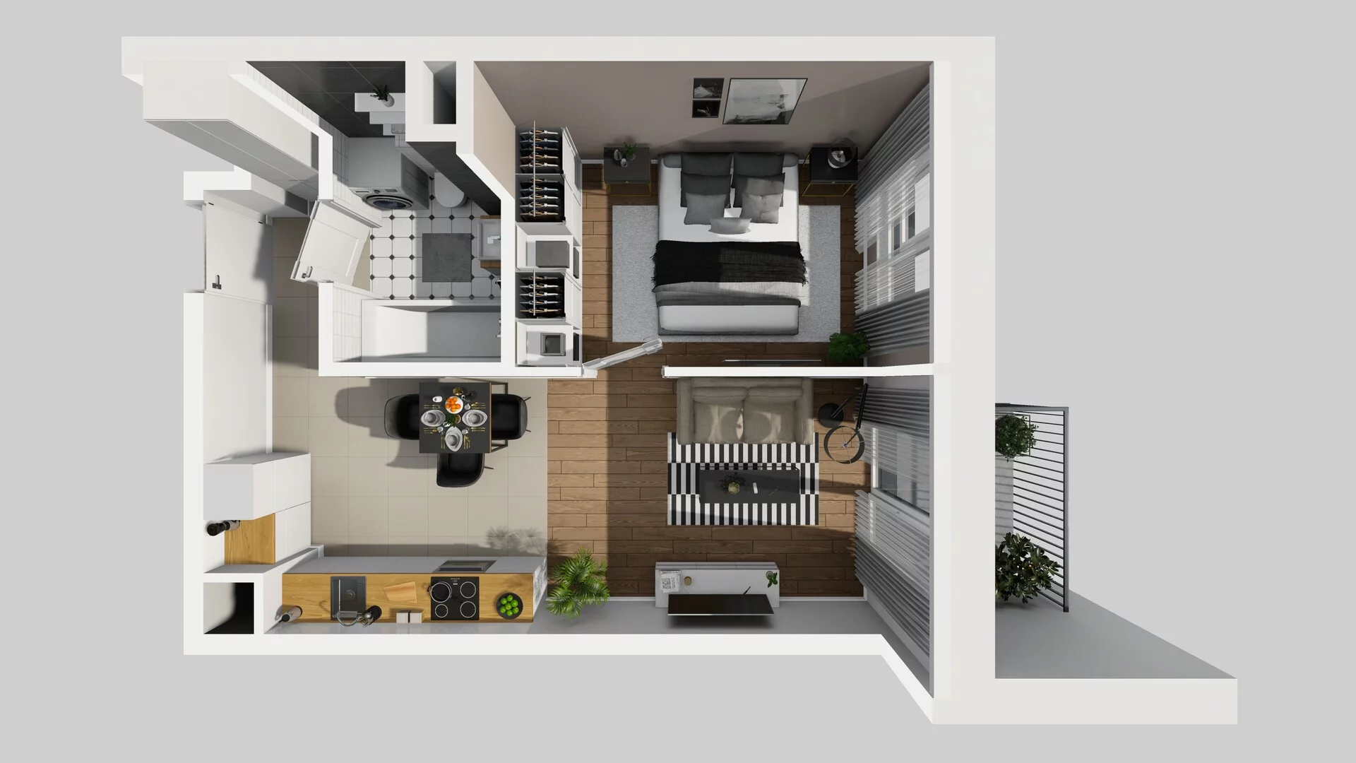 2 pokoje, mieszkanie 38,17 m², piętro 3, oferta nr A/55, Mokotów Sportowy 3, Warszawa, Mokotów, Augustówka, ul. Antoniewska