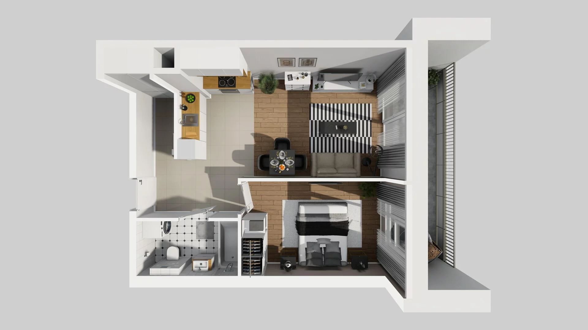 2 pokoje, mieszkanie 46,21 m², parter, oferta nr C/4, Mokotów Sportowy 1 B, Warszawa, Mokotów, Augustówka, ul. Antoniewska