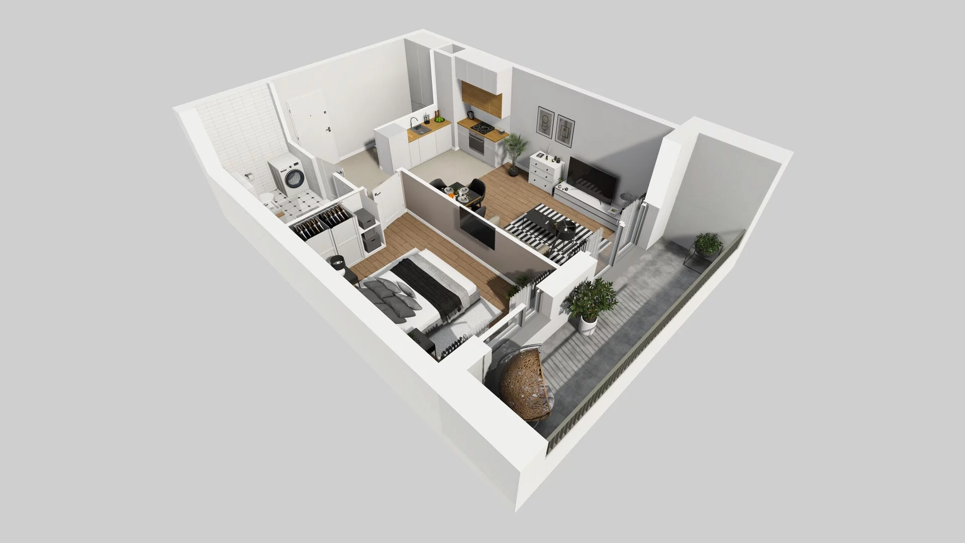 2 pokoje, mieszkanie 46,21 m², parter, oferta nr C/4, Mokotów Sportowy 1 B, Warszawa, Mokotów, Augustówka, ul. Antoniewska