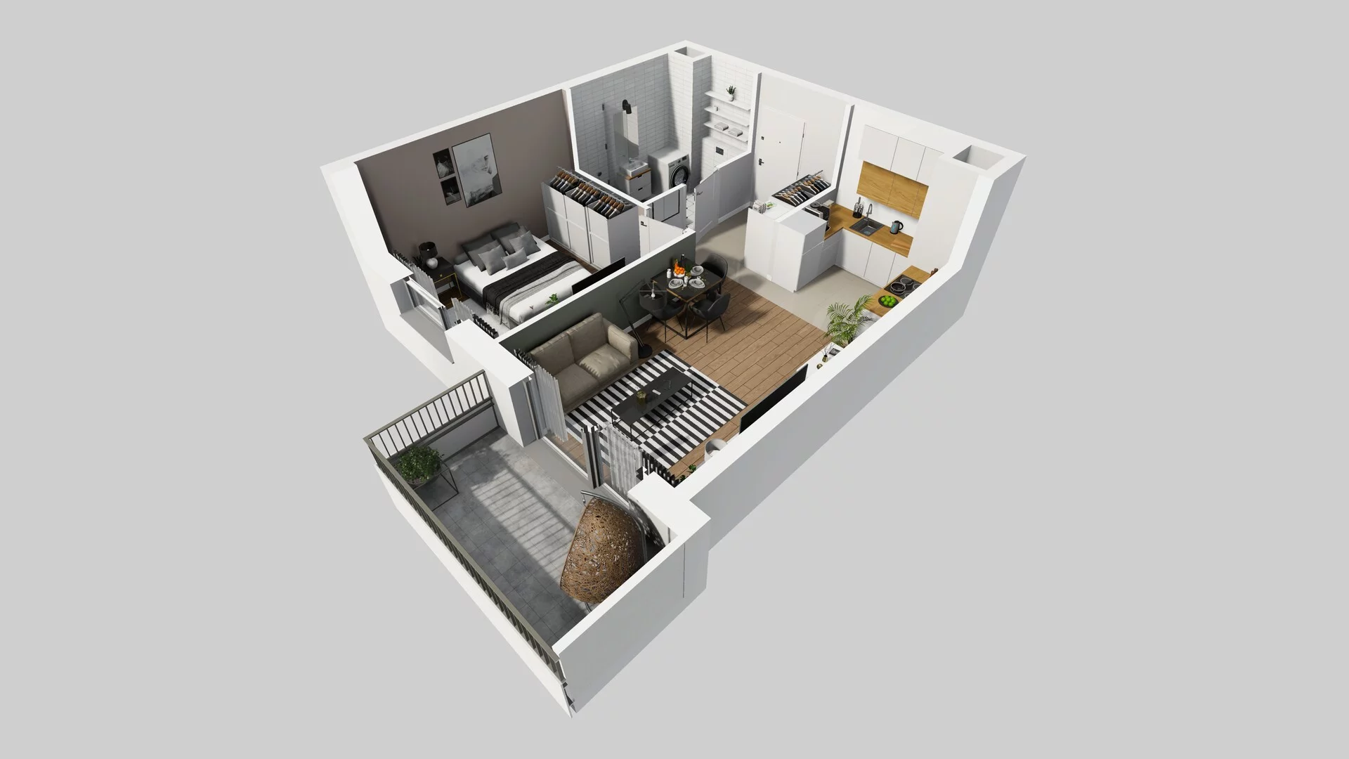 2 pokoje, mieszkanie 40,31 m², piętro 1, oferta nr C/7, Mokotów Sportowy 1 B, Warszawa, Mokotów, Augustówka, ul. Antoniewska