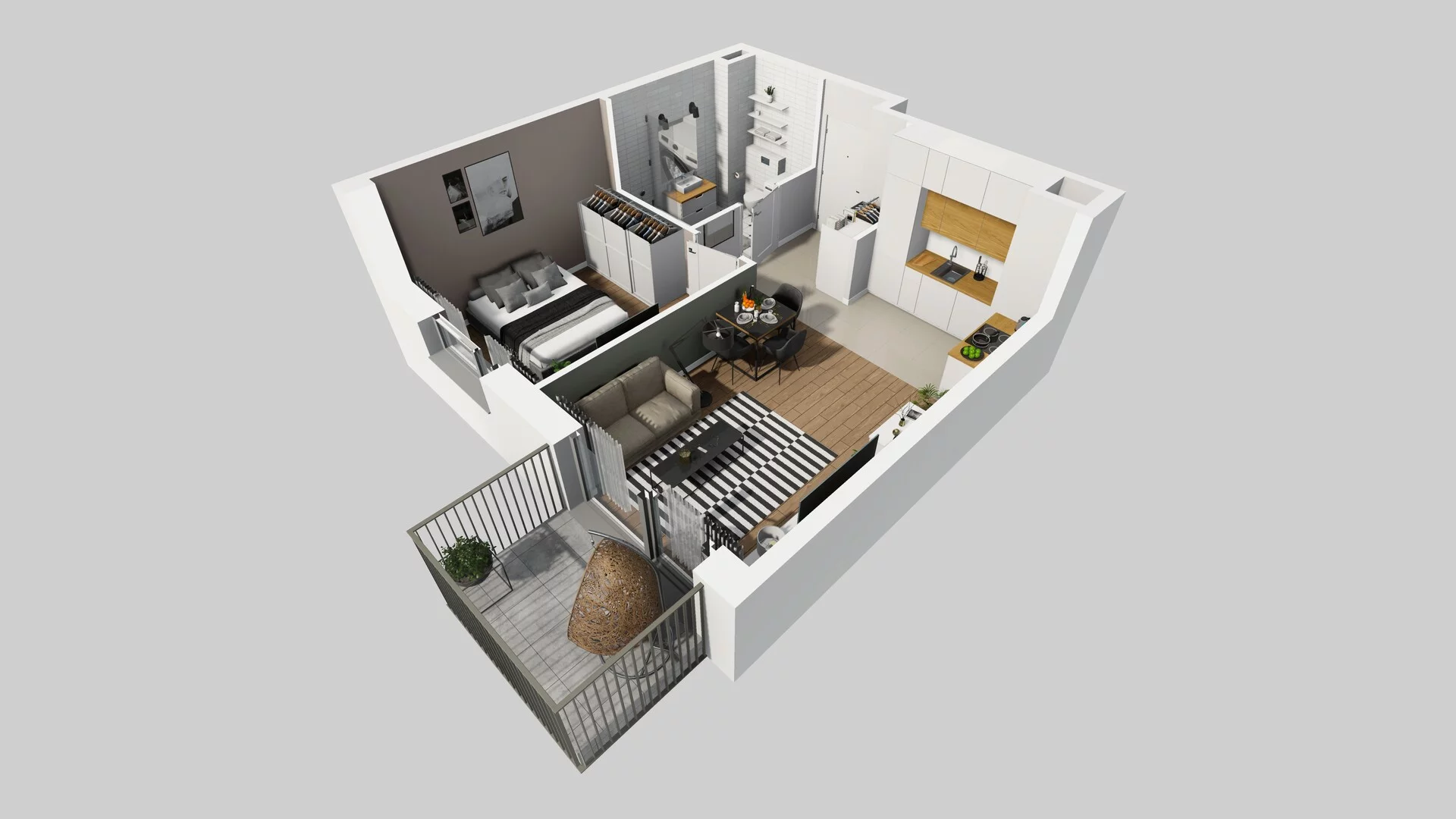 2 pokoje, mieszkanie 40,00 m², piętro 1, oferta nr C/33, Mokotów Sportowy 1 B, Warszawa, Mokotów, Augustówka, ul. Antoniewska