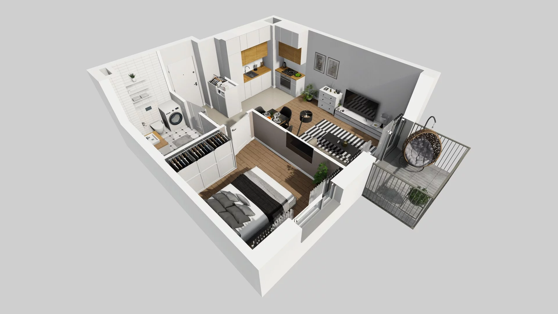 2 pokoje, mieszkanie 40,00 m², piętro 1, oferta nr C/33, Mokotów Sportowy 1 B, Warszawa, Mokotów, Augustówka, ul. Antoniewska