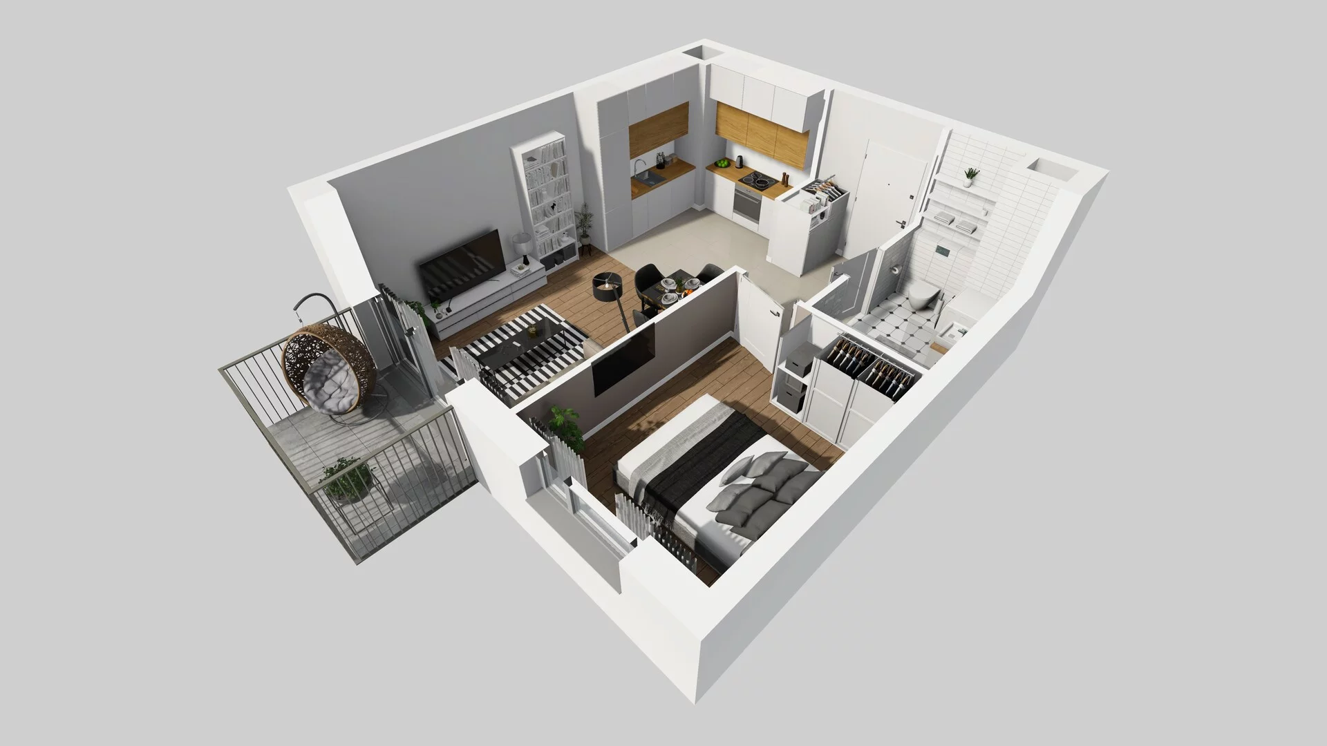 2 pokoje, mieszkanie 39,29 m², piętro 1, oferta nr D/7, Mokotów Sportowy 1 B, Warszawa, Mokotów, Augustówka, ul. Antoniewska