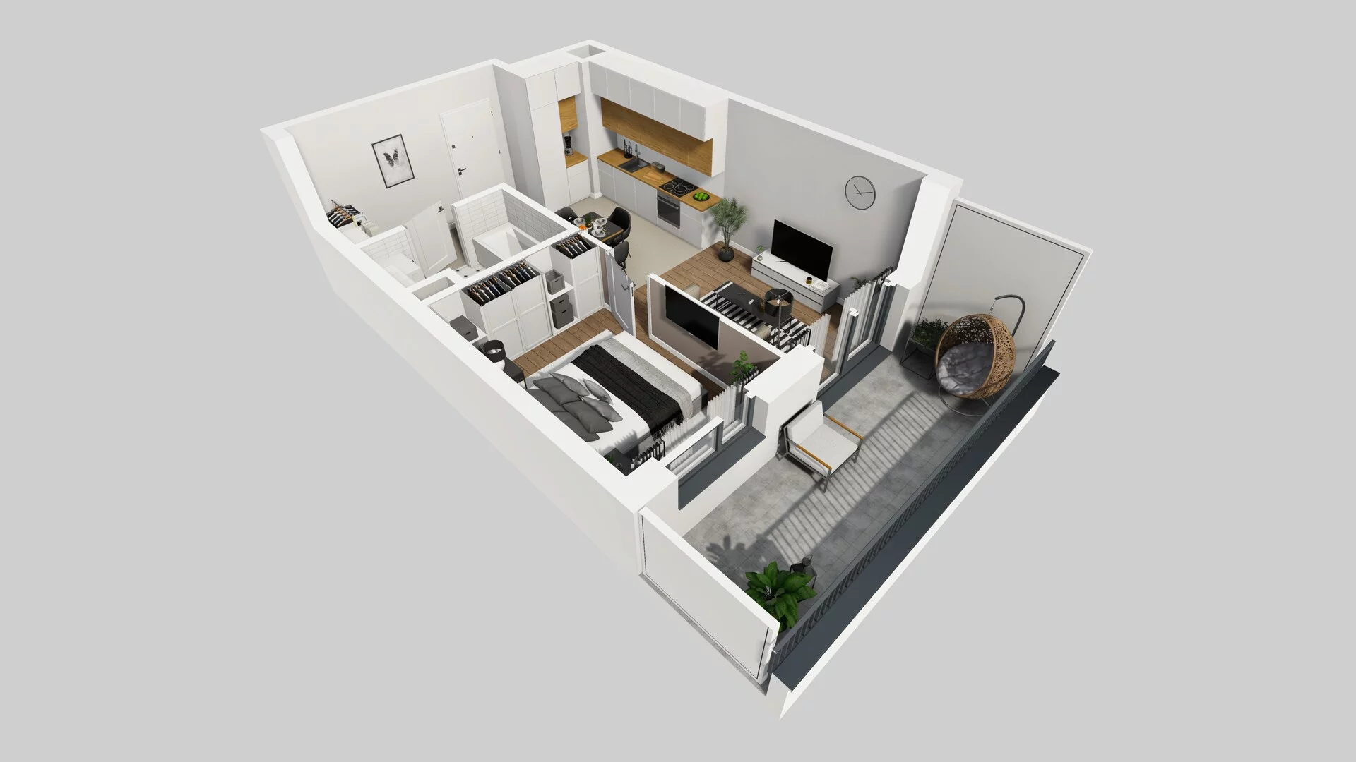 2 pokoje, mieszkanie 37,58 m², piętro 1, oferta nr A/8, Mokotów Sportowy 3, Warszawa, Mokotów, Augustówka, ul. Antoniewska