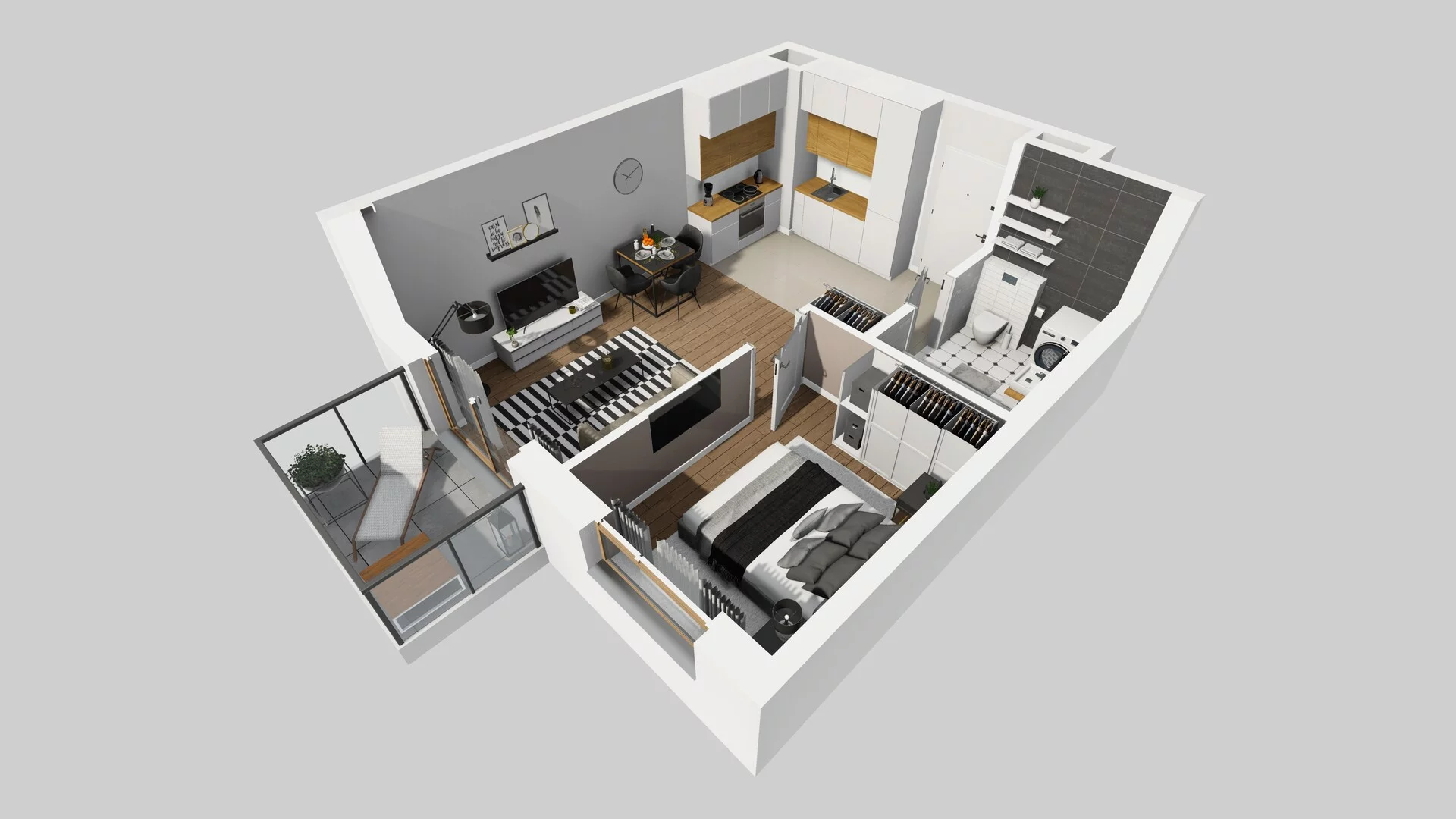 2 pokoje, mieszkanie 37,72 m², parter, oferta nr A/34, Osiedle Bokserska 71, Warszawa, Ursynów, Wyczółki, ul. Bokserska 71