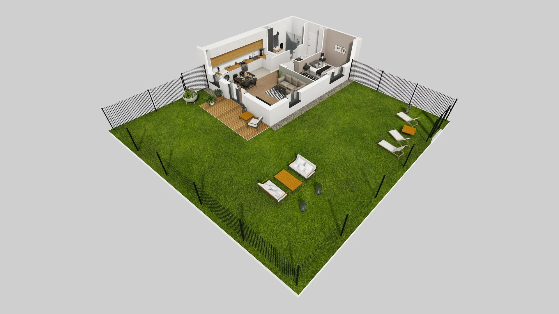 2 pokoje, mieszkanie 51,99 m², parter, oferta nr R/2, Wille Biskupin etap 3, Wrocław, Biskupin-Sępolno-Dąbie-Bartoszowice, Śródmieście, ul. Braci Gierymskich