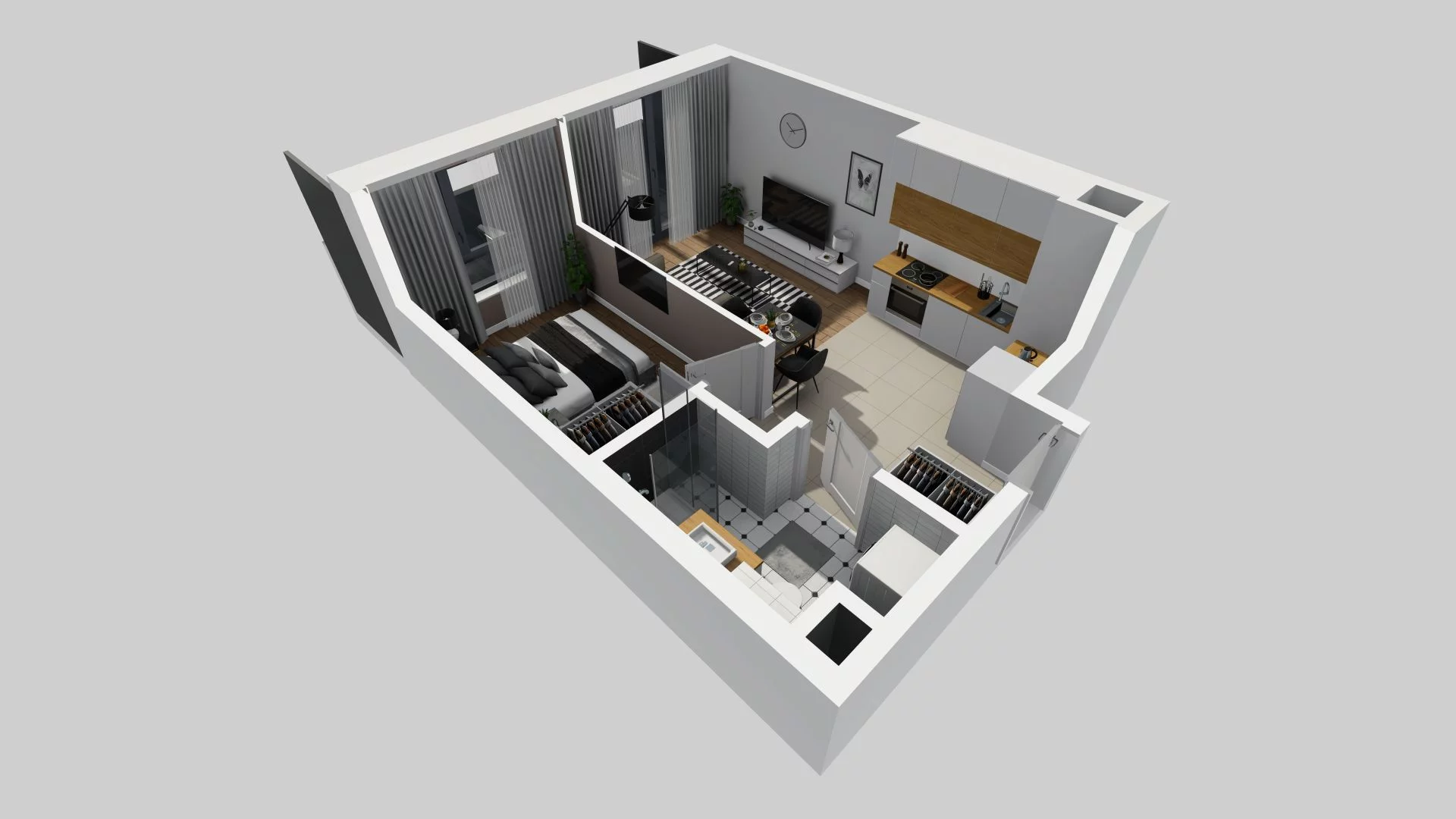 Mieszkanie 35,47 m², parter, oferta nr A/46, Apartamenty Beethovena, Warszawa, Mokotów, Sielce, ul. Dziekońskiego 4