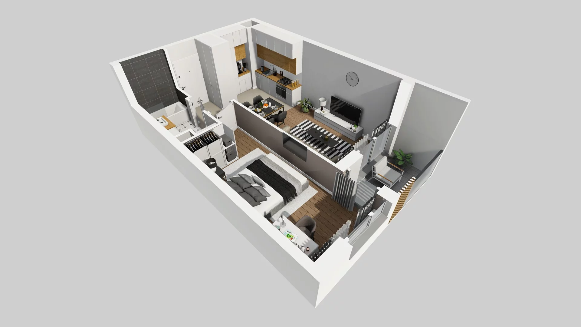 2 pokoje, mieszkanie 40,28 m², piętro 5, oferta nr A/94, Hubska 100 etap 2, Wrocław, Huby, Krzyki, ul. Hubska 100