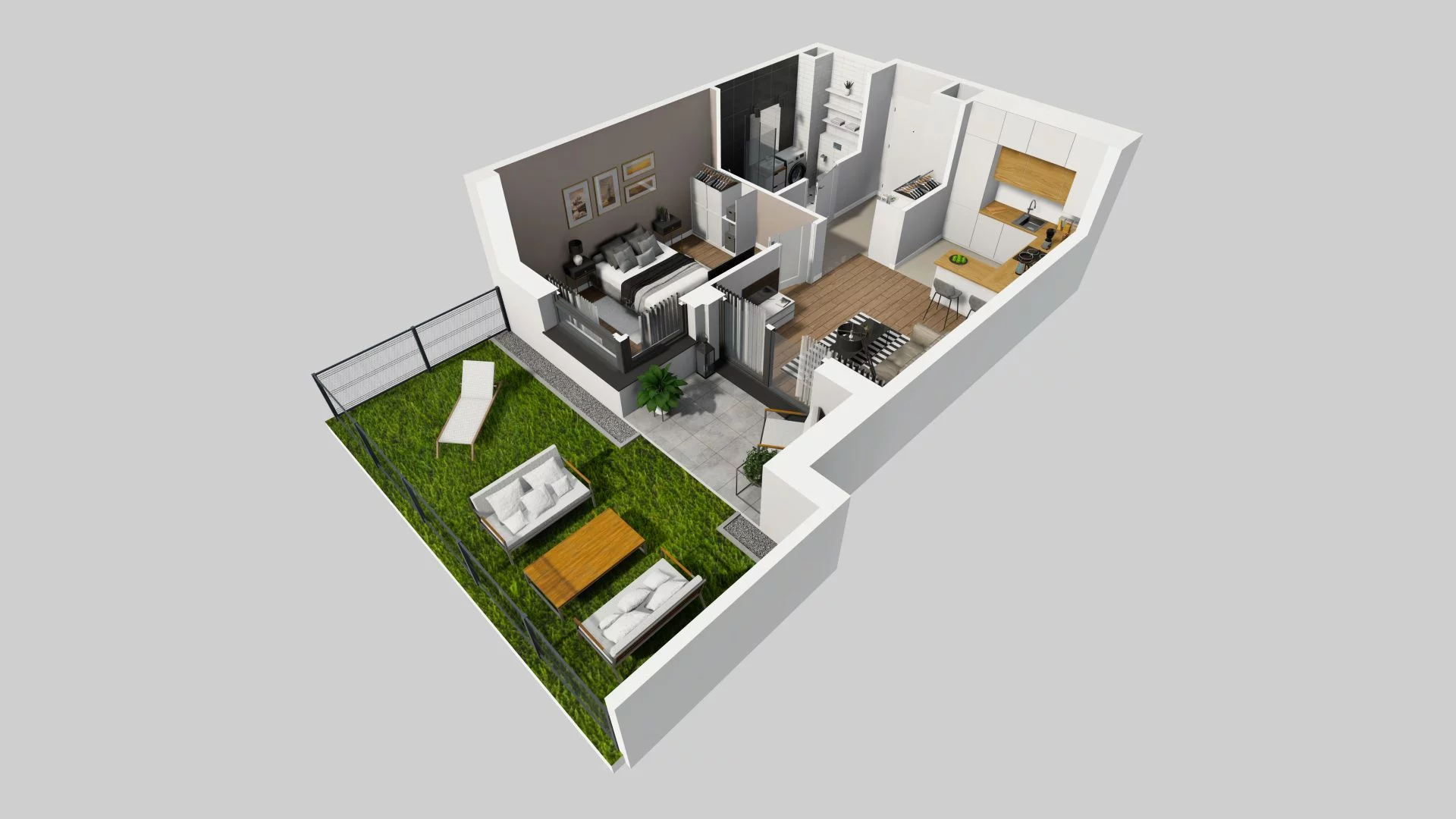 2 pokoje, mieszkanie 35,62 m², parter, oferta nr C/1, Osiedle Wilno 7, Warszawa, Targówek, Elsnerów, ul. Janowiecka