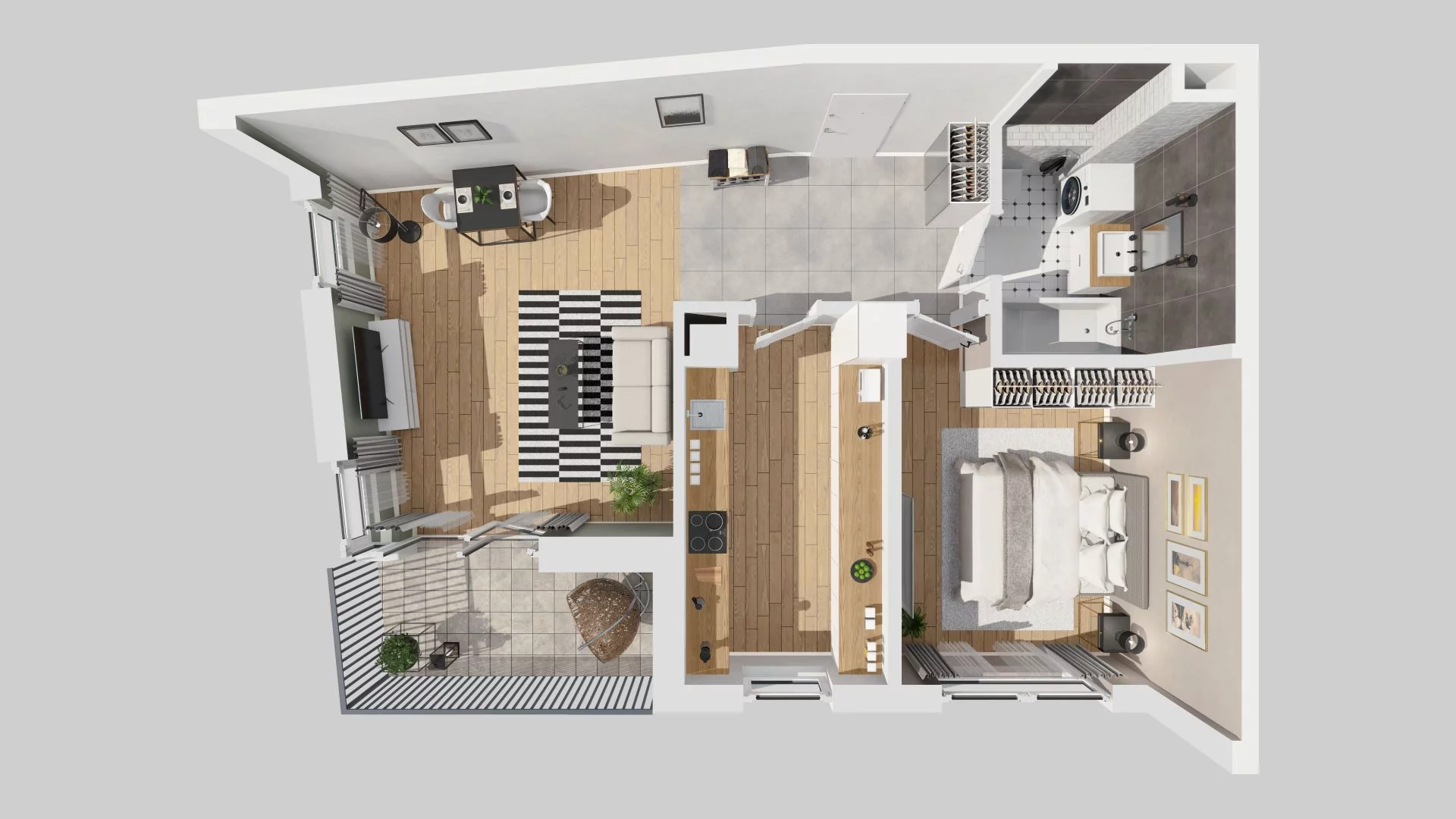 2 pokoje, mieszkanie 54,15 m², piętro 2, oferta nr A/18, Osiedle Wilno 7, Warszawa, Targówek, Elsnerów, ul. Janowiecka
