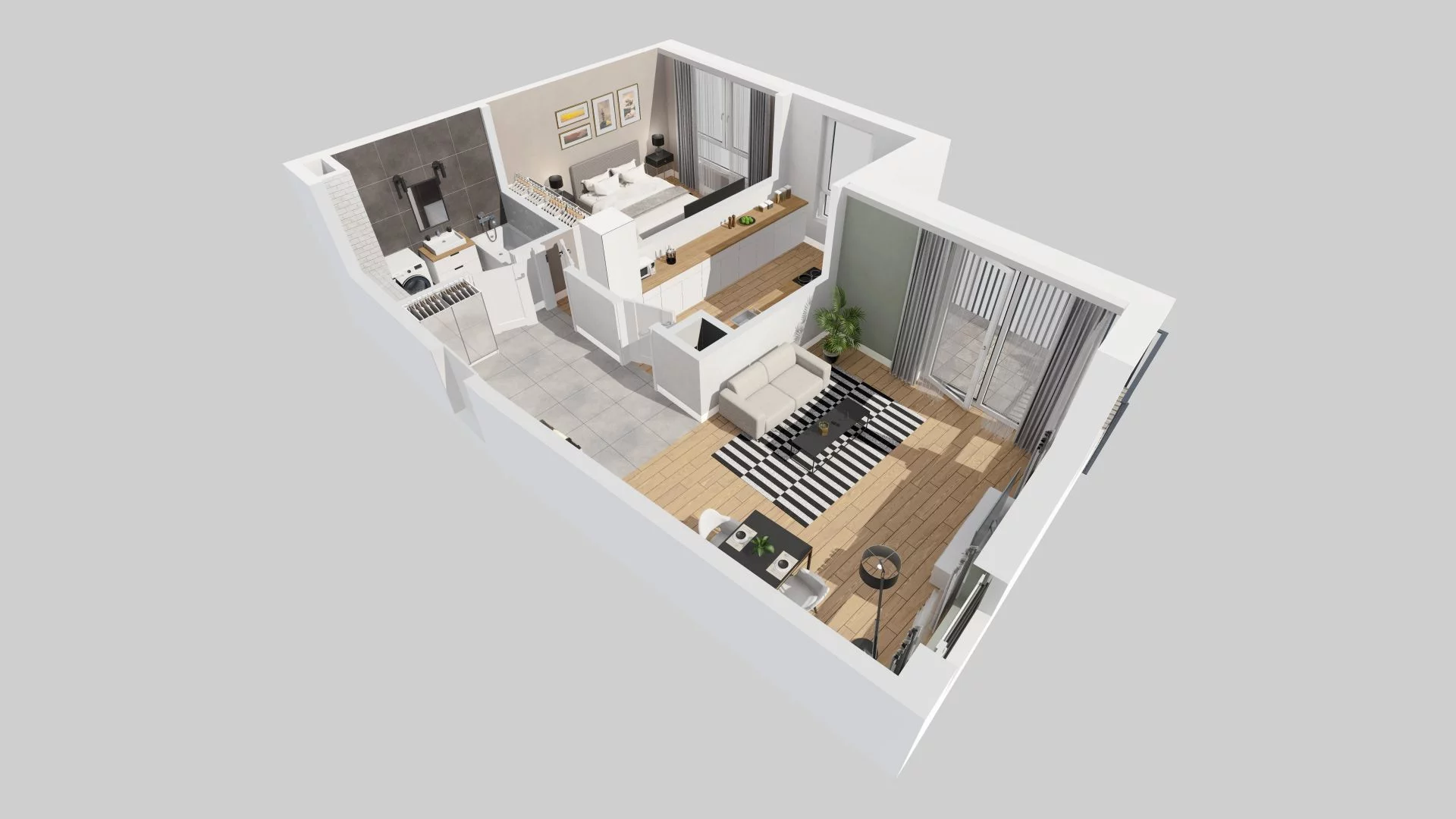2 pokoje, mieszkanie 54,15 m², piętro 2, oferta nr A/18, Osiedle Wilno 7, Warszawa, Targówek, Elsnerów, ul. Janowiecka