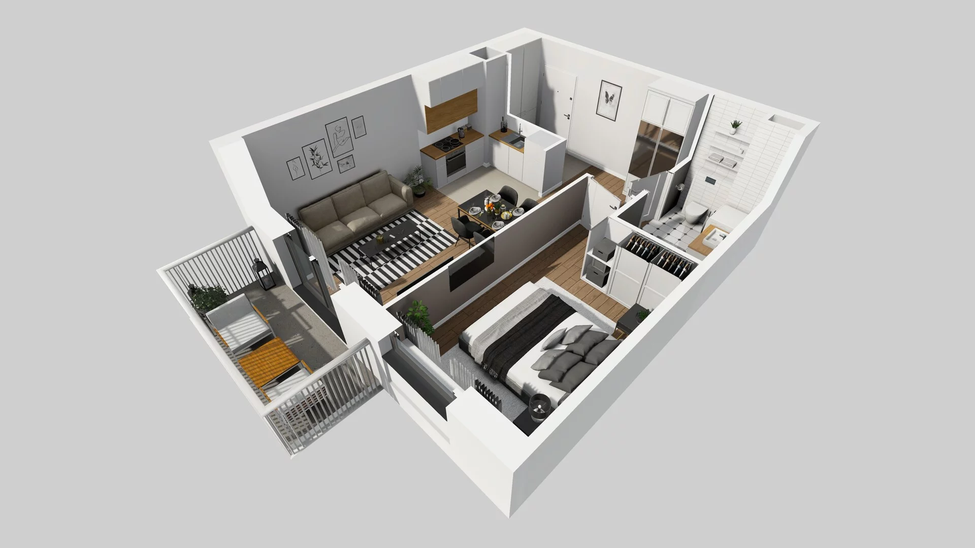2 pokoje, mieszkanie 41,73 m², piętro 1, oferta nr A/11, Apartamenty nad Oławką, Wrocław, Przedmieście Oławskie, Krzyki, ul. Krakowska 98