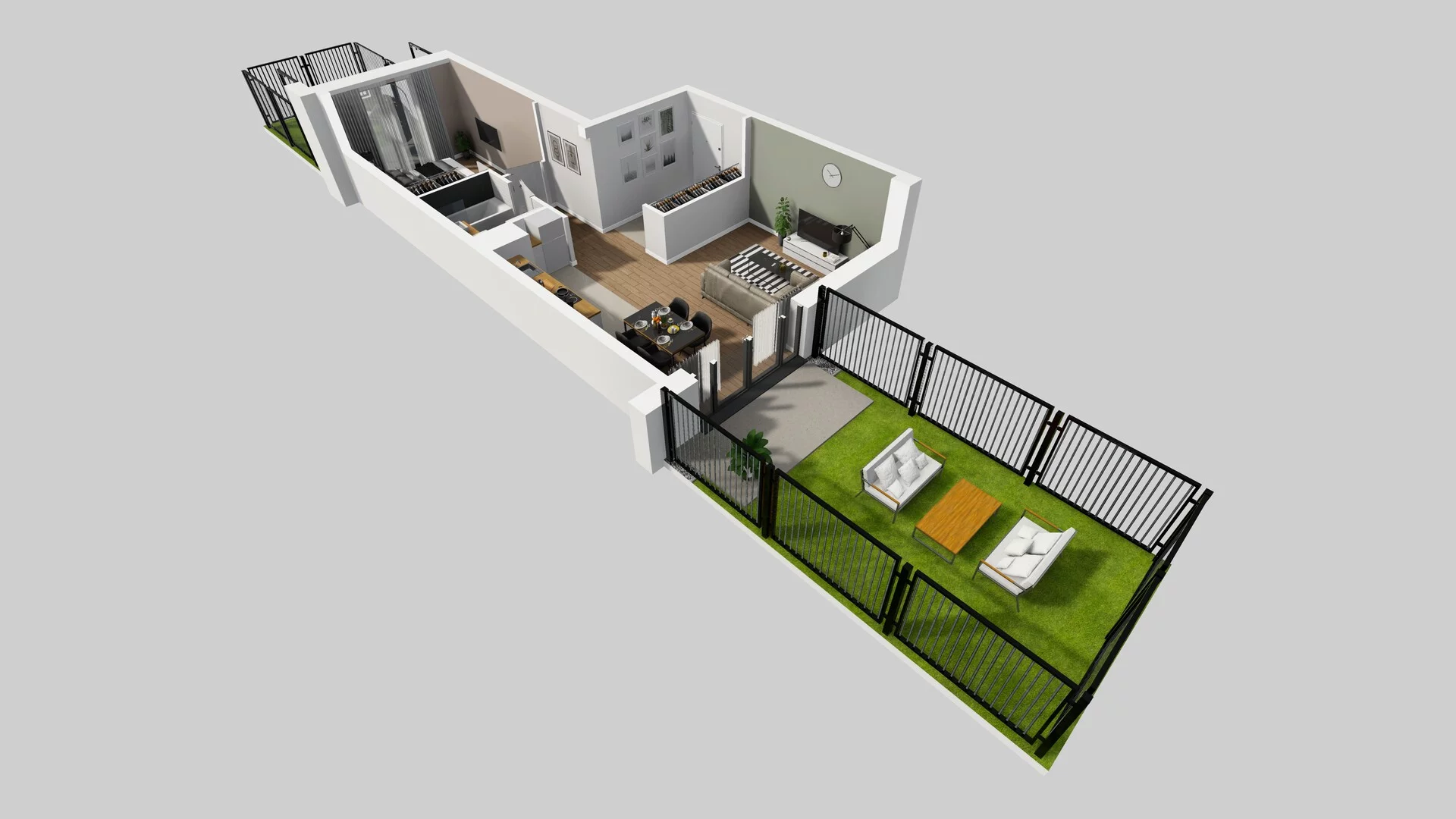 2 pokoje, mieszkanie 50,19 m², parter, oferta nr B/57, Apartamenty nad Oławką 2, Wrocław, Przedmieście Oławskie, Krzyki, ul. Krakowska 98a