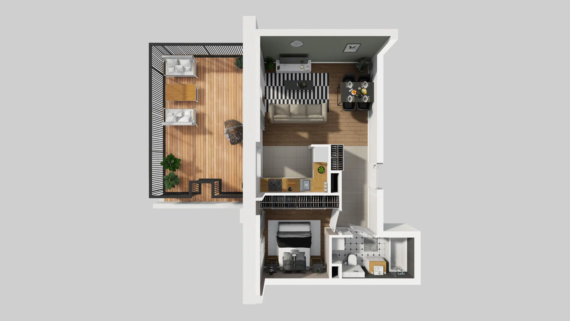 2 pokoje, mieszkanie 41,74 m², piętro 2, oferta nr B/92, Apartamenty nad Oławką 2, Wrocław, Przedmieście Oławskie, Krzyki, ul. Krakowska 98a