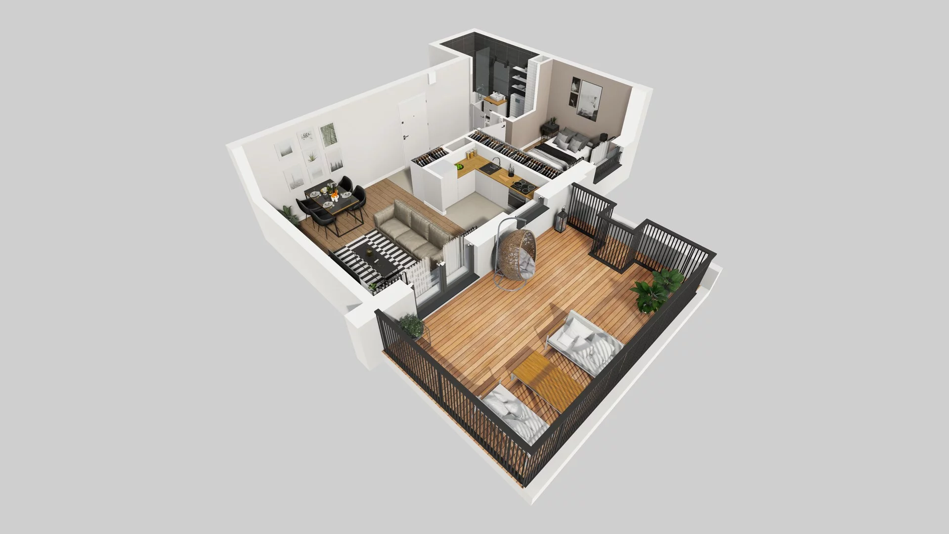 2 pokoje, mieszkanie 41,74 m², piętro 2, oferta nr B/92, Apartamenty nad Oławką 2, Wrocław, Przedmieście Oławskie, Krzyki, ul. Krakowska 98a