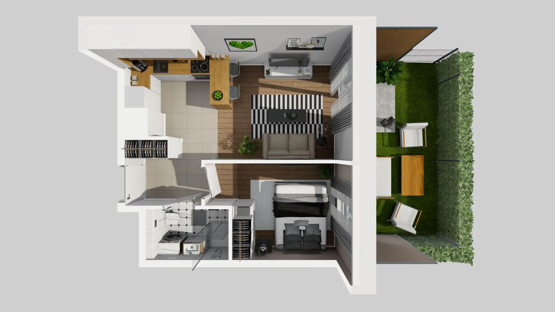 2 pokoje, mieszkanie 32,55 m², parter, oferta nr A/37, Metro Zachód etap 13, Warszawa, Bemowo, Chrzanów, ul. Lazurowa