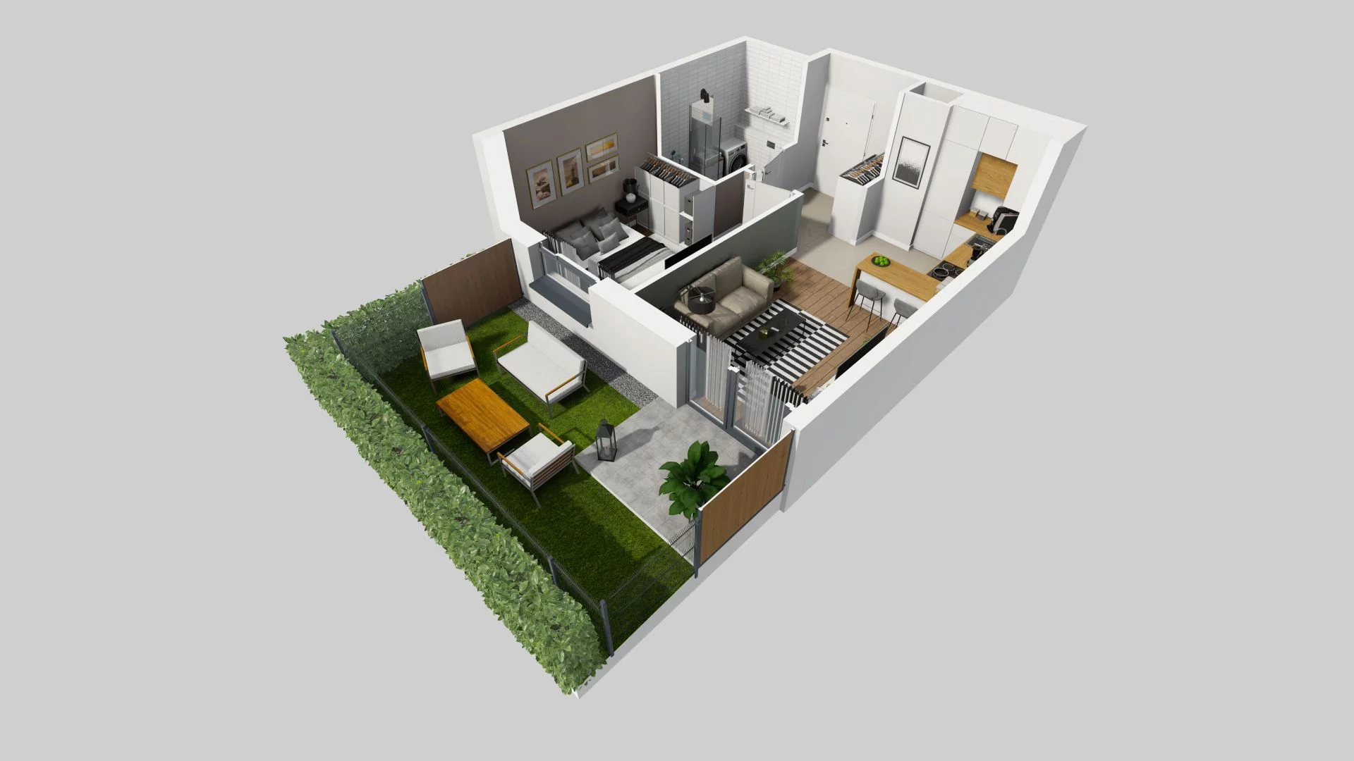 2 pokoje, mieszkanie 32,55 m², parter, oferta nr A/37, Metro Zachód etap 13, Warszawa, Bemowo, Chrzanów, ul. Lazurowa