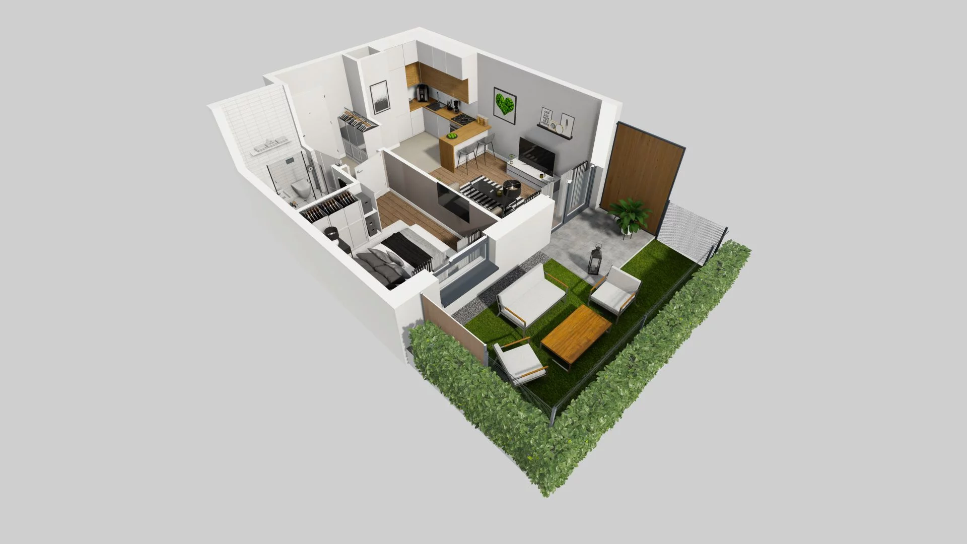2 pokoje, mieszkanie 32,55 m², parter, oferta nr A/37, Metro Zachód etap 13, Warszawa, Bemowo, Chrzanów, ul. Lazurowa