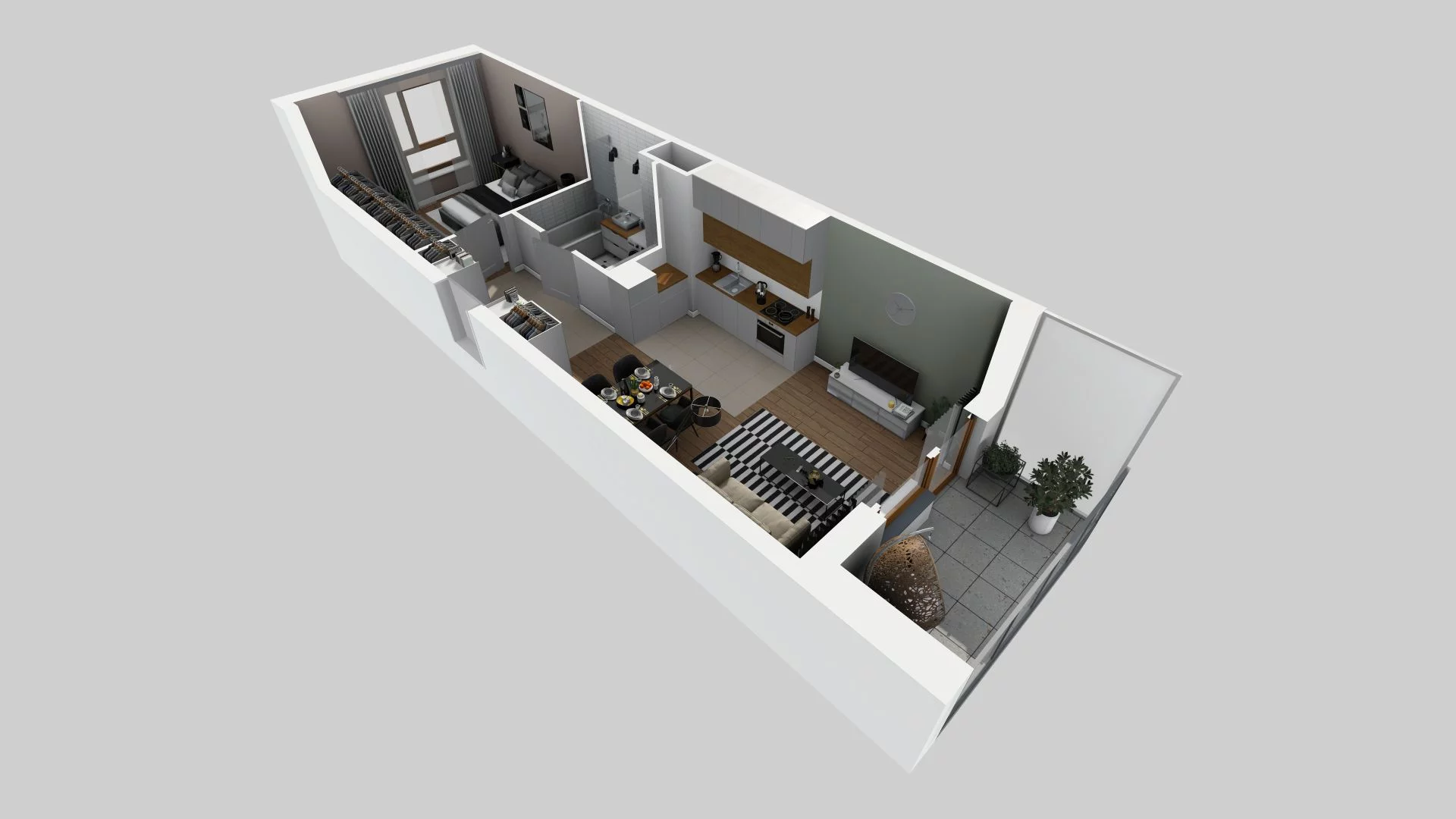 Mieszkanie 44,06 m², piętro 6, oferta nr A/37, Apartamenty Literacka, Warszawa, Bielany, Piaski, ul. Literacka