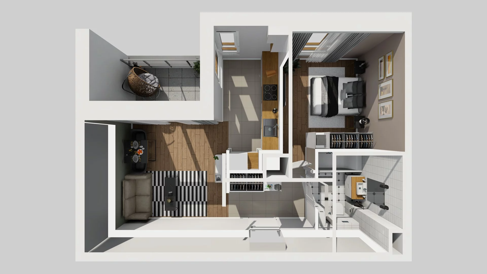 2 pokoje, mieszkanie 39,64 m², piętro 1, oferta nr C/9, Apartamenty Literacka 2, Warszawa, Bielany, Piaski, ul. Literacka