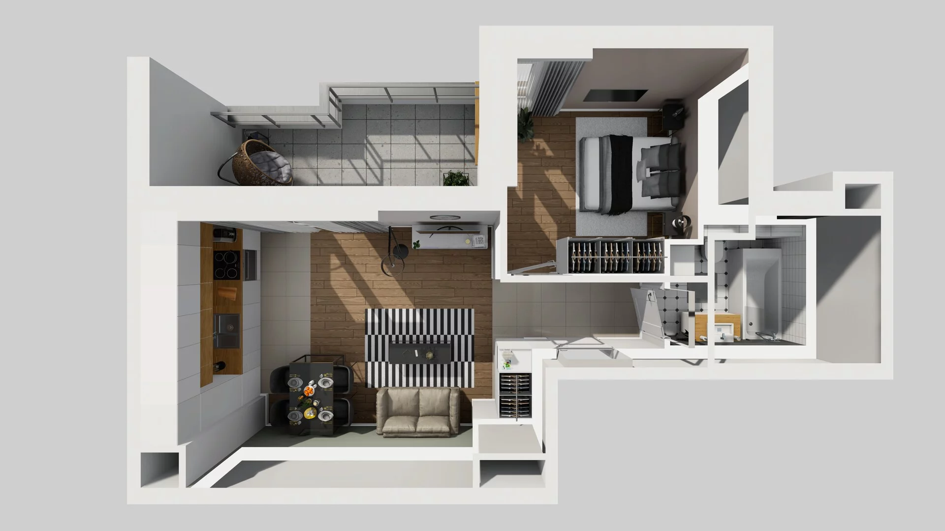 2 pokoje, mieszkanie 40,90 m², piętro 2, oferta nr C/20, Apartamenty Literacka 2, Warszawa, Bielany, Piaski, ul. Literacka