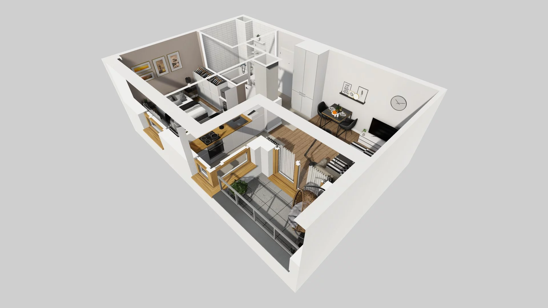 2 pokoje, mieszkanie 37,93 m², piętro 4, oferta nr C/38, Apartamenty Literacka 2, Warszawa, Bielany, Piaski, ul. Literacka