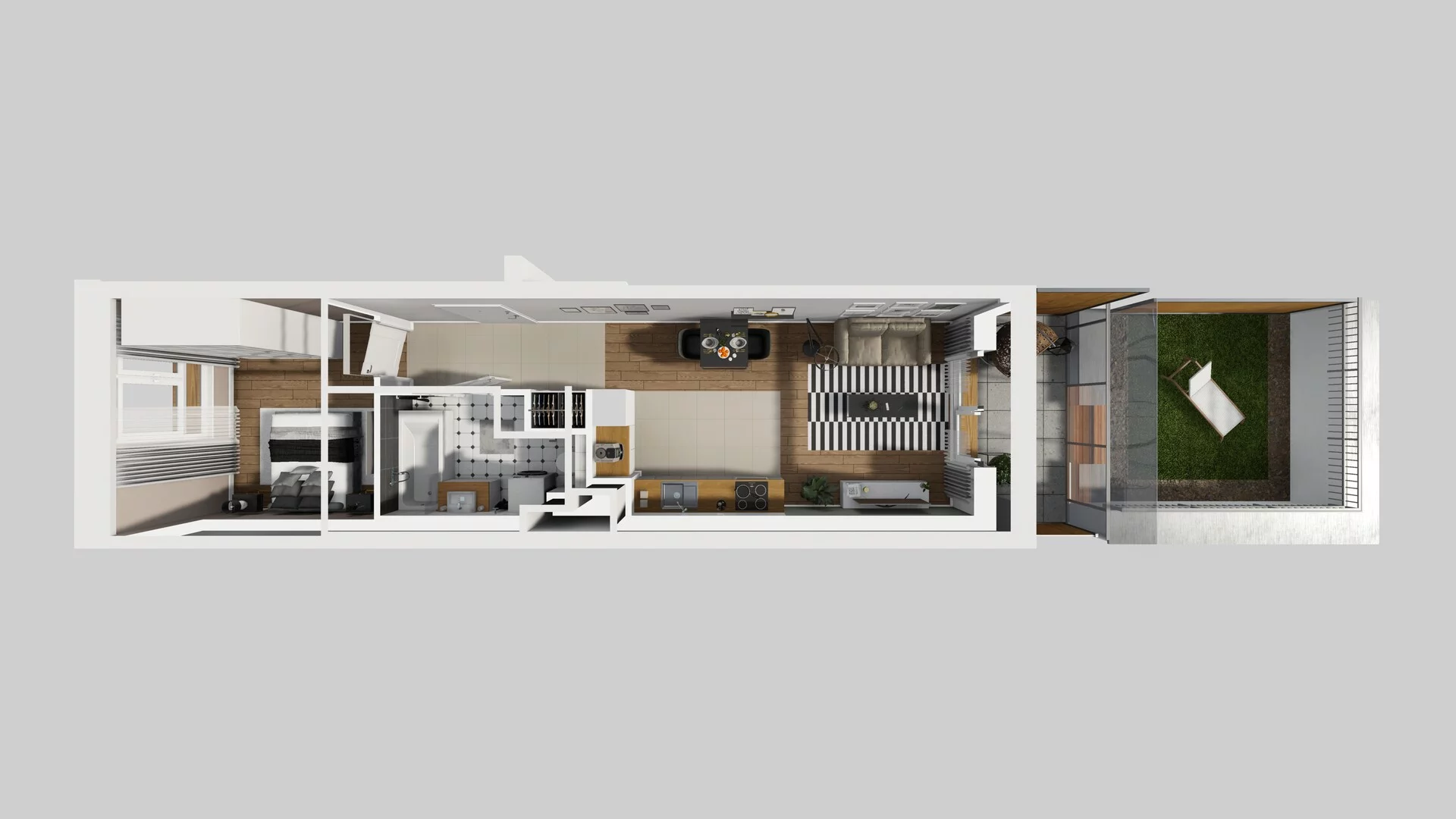 2 pokoje, mieszkanie 40,32 m², piętro 1, oferta nr D/29, Apartamenty Literacka 2, Warszawa, Bielany, Piaski, ul. Literacka
