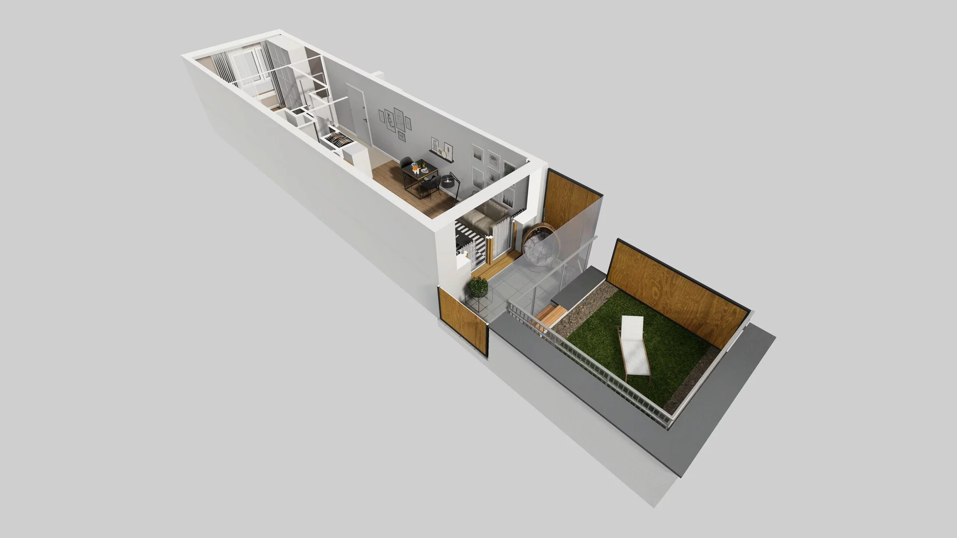 2 pokoje, mieszkanie 40,32 m², piętro 1, oferta nr D/29, Apartamenty Literacka 2, Warszawa, Bielany, Piaski, ul. Literacka