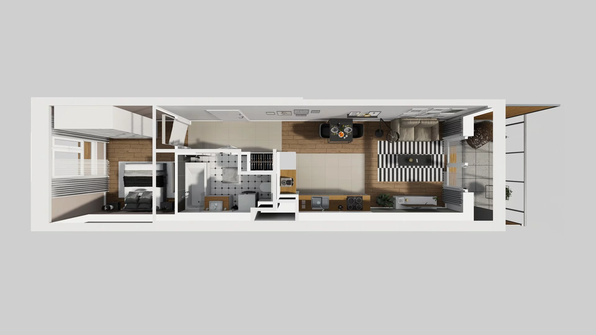 2 pokoje, mieszkanie 40,52 m², piętro 4, oferta nr D/50, Apartamenty Literacka 2, Warszawa, Bielany, Piaski, ul. Literacka