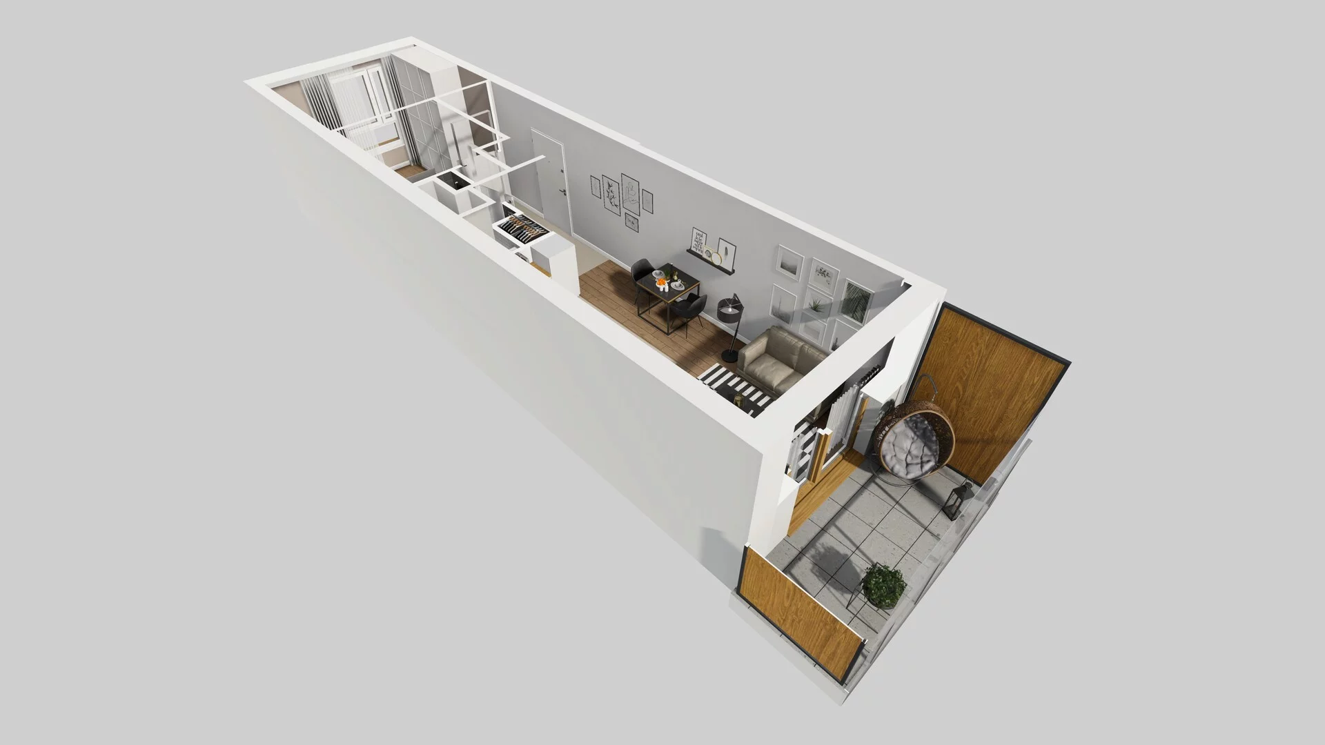 2 pokoje, mieszkanie 40,52 m², piętro 4, oferta nr D/50, Apartamenty Literacka 2, Warszawa, Bielany, Piaski, ul. Literacka