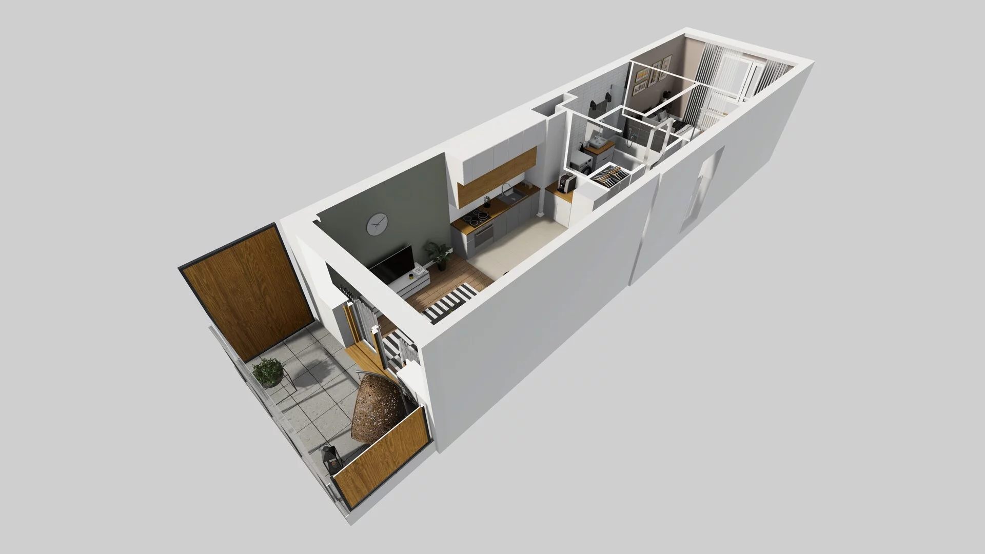 2 pokoje, mieszkanie 40,52 m², piętro 4, oferta nr D/50, Apartamenty Literacka 2, Warszawa, Bielany, Piaski, ul. Literacka