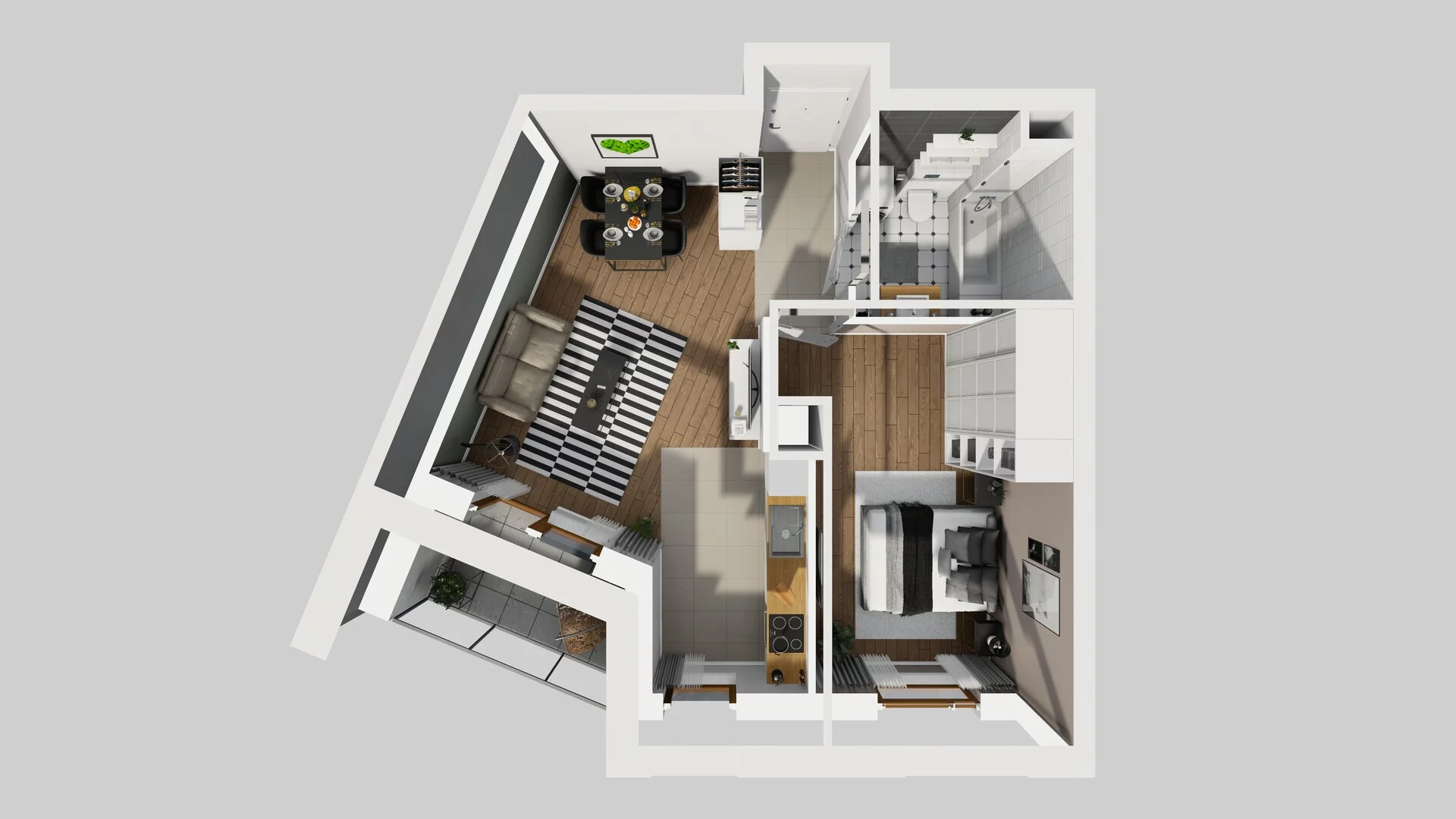 2 pokoje, mieszkanie 45,82 m², piętro 2, oferta nr A/26, Apartamenty Literacka, Warszawa, Bielany, Piaski, ul. Literacka