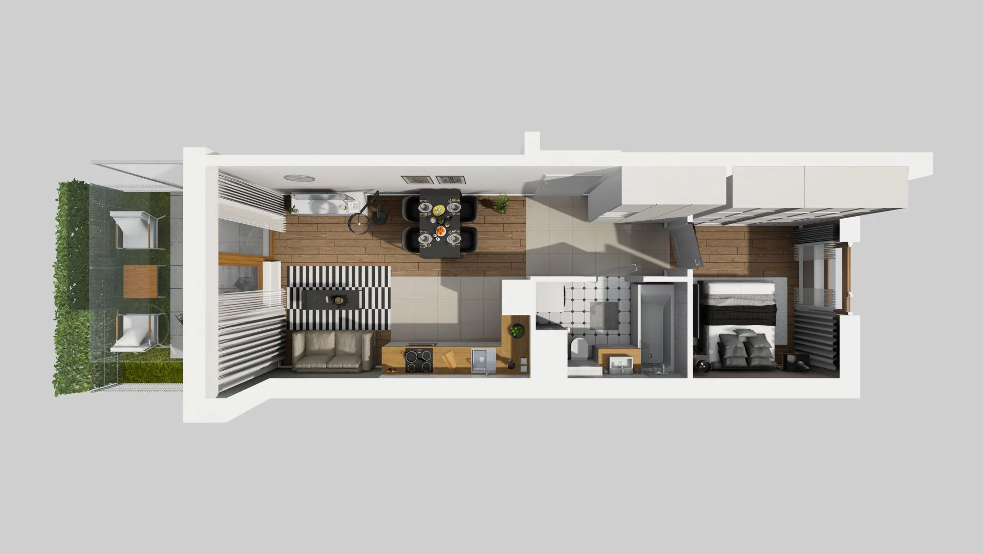 2 pokoje, mieszkanie 38,31 m², parter, oferta nr B/40, Apartamenty Literacka, Warszawa, Bielany, Piaski, ul. Literacka