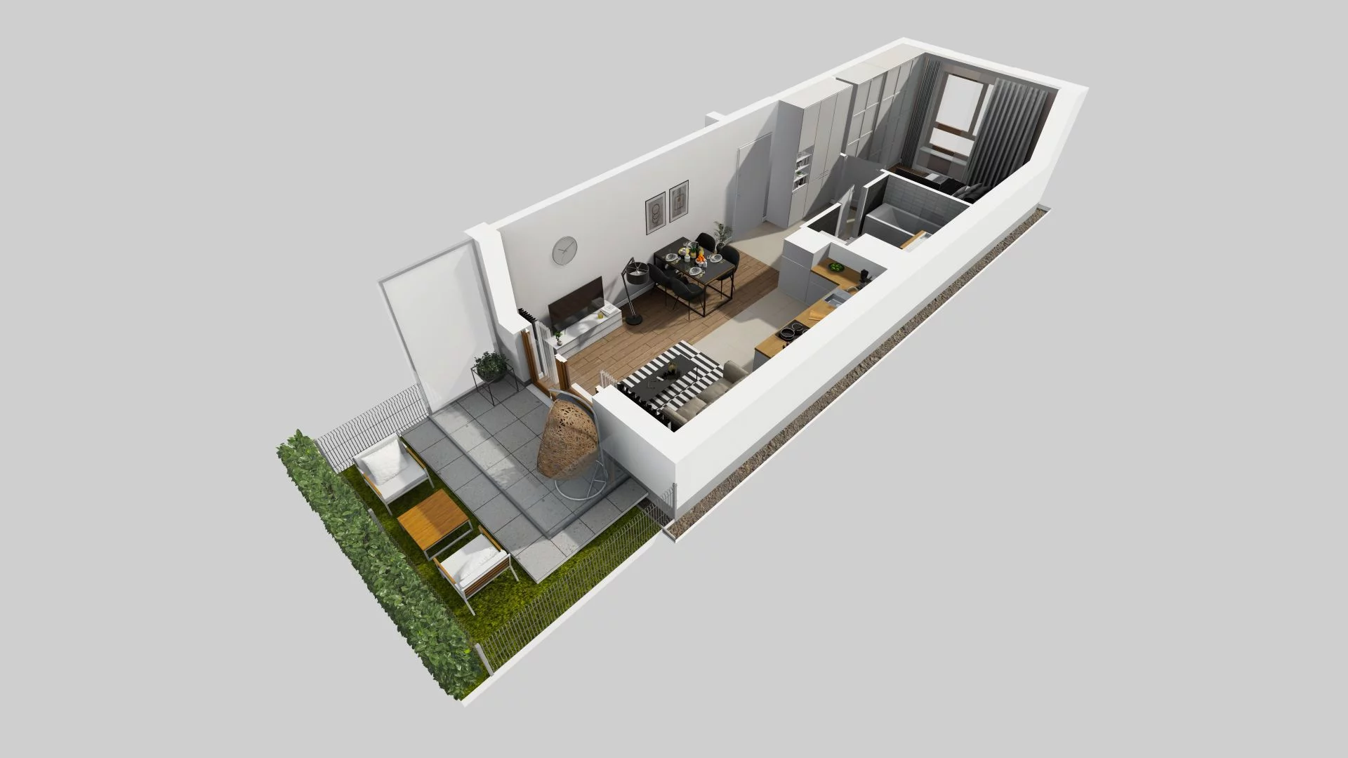 2 pokoje, mieszkanie 38,31 m², parter, oferta nr B/40, Apartamenty Literacka, Warszawa, Bielany, Piaski, ul. Literacka