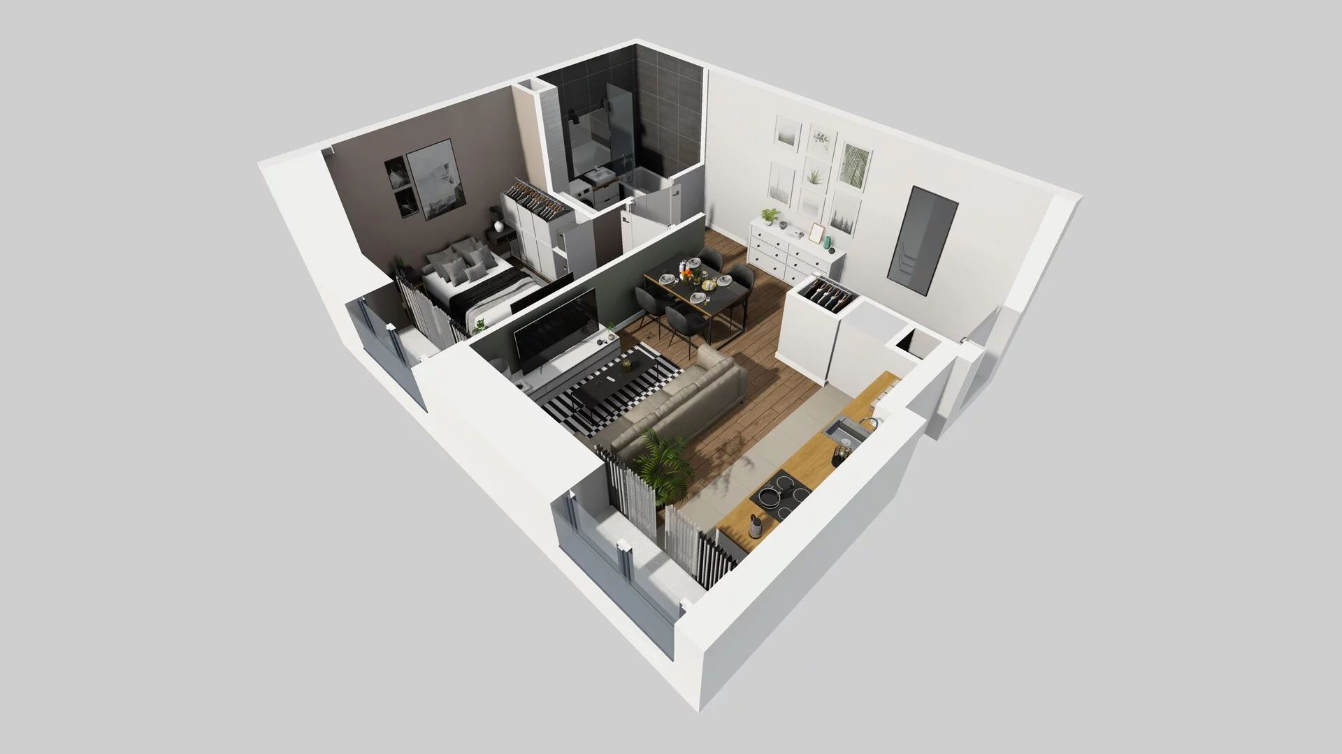 2 pokoje, mieszkanie 37,11 m², parter, oferta nr A/15, Osobowicka 114, Wrocław, Osobowice-Rędzin, Fabryczna, ul. Osobowicka 114