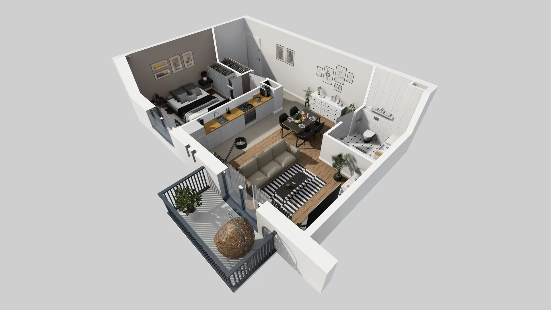 2 pokoje, mieszkanie 49,65 m², piętro 1, oferta nr A/7, Osobowicka 114, Wrocław, Osobowice-Rędzin, Fabryczna, ul. Osobowicka 114